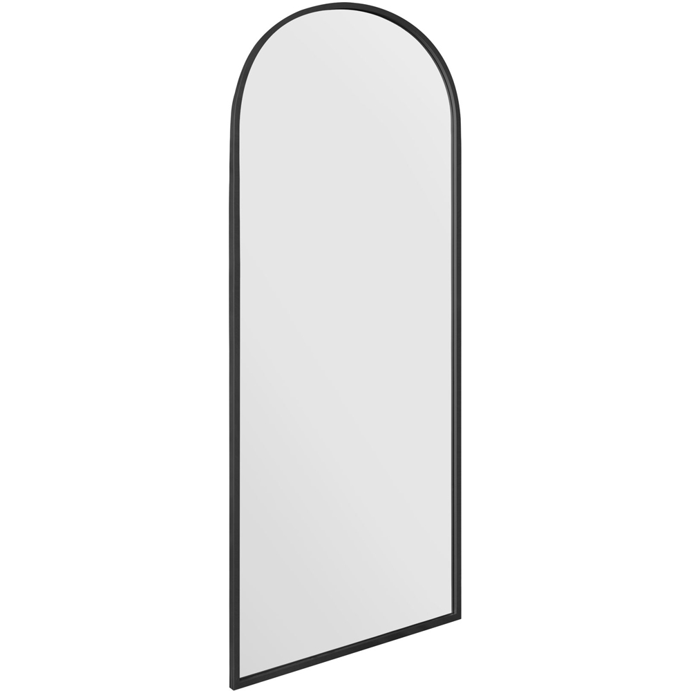 MirrorOutlet The Arcus Black Framed Arched Garden Wall Mirror 180 x 60cm Image 3