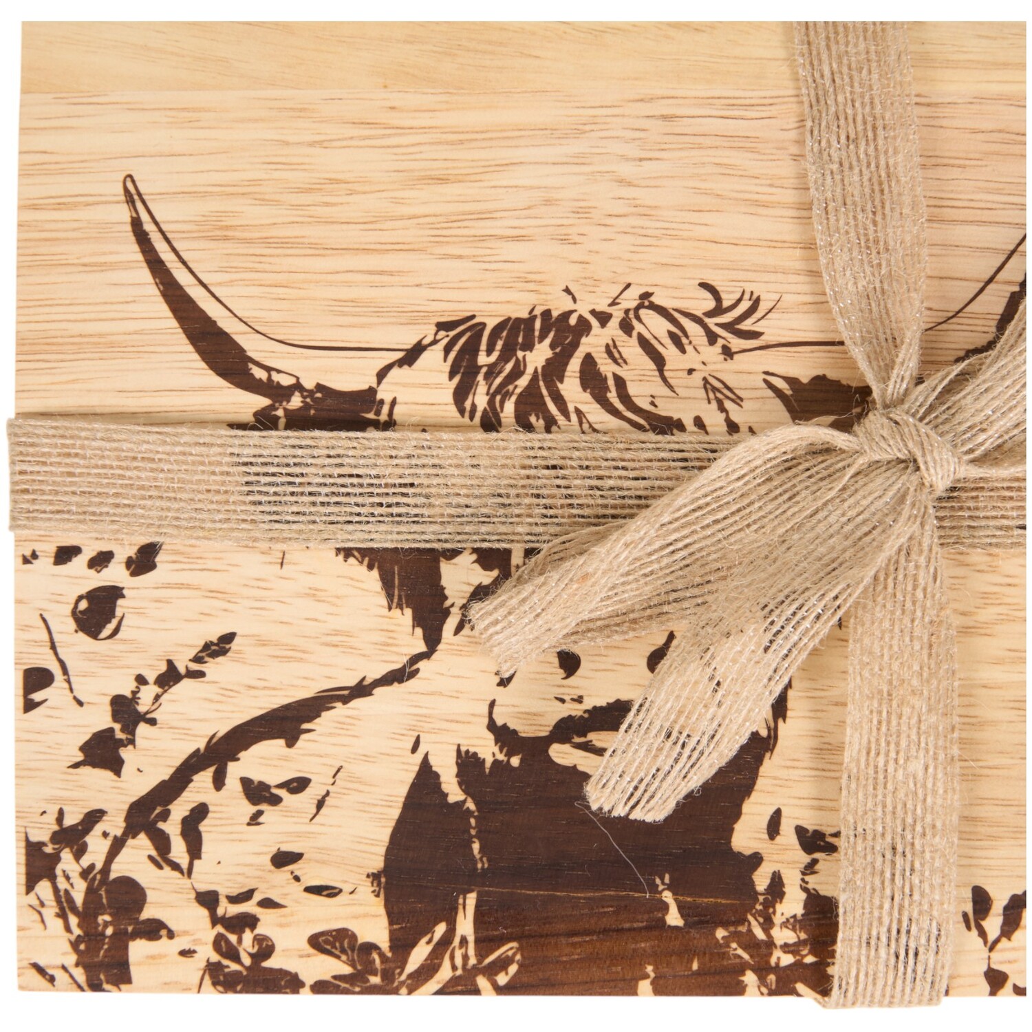Pack of 4 The Highland Cow Placemats Natural Image 2