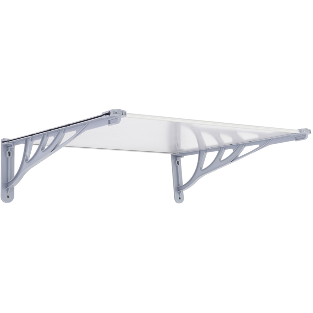 Living and Home Grey Front Door Canopy 90 x 150cm Image 5