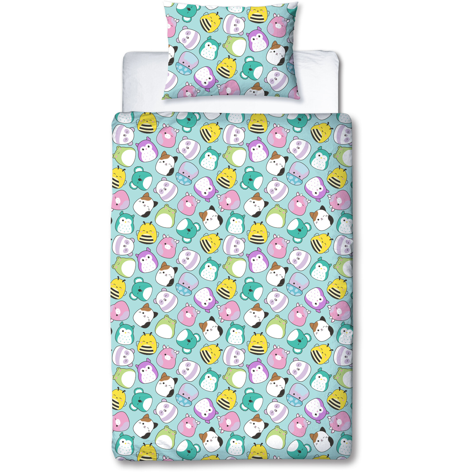 Squishmallows Happy Duvet Cover and Pillowcase Set Image 4