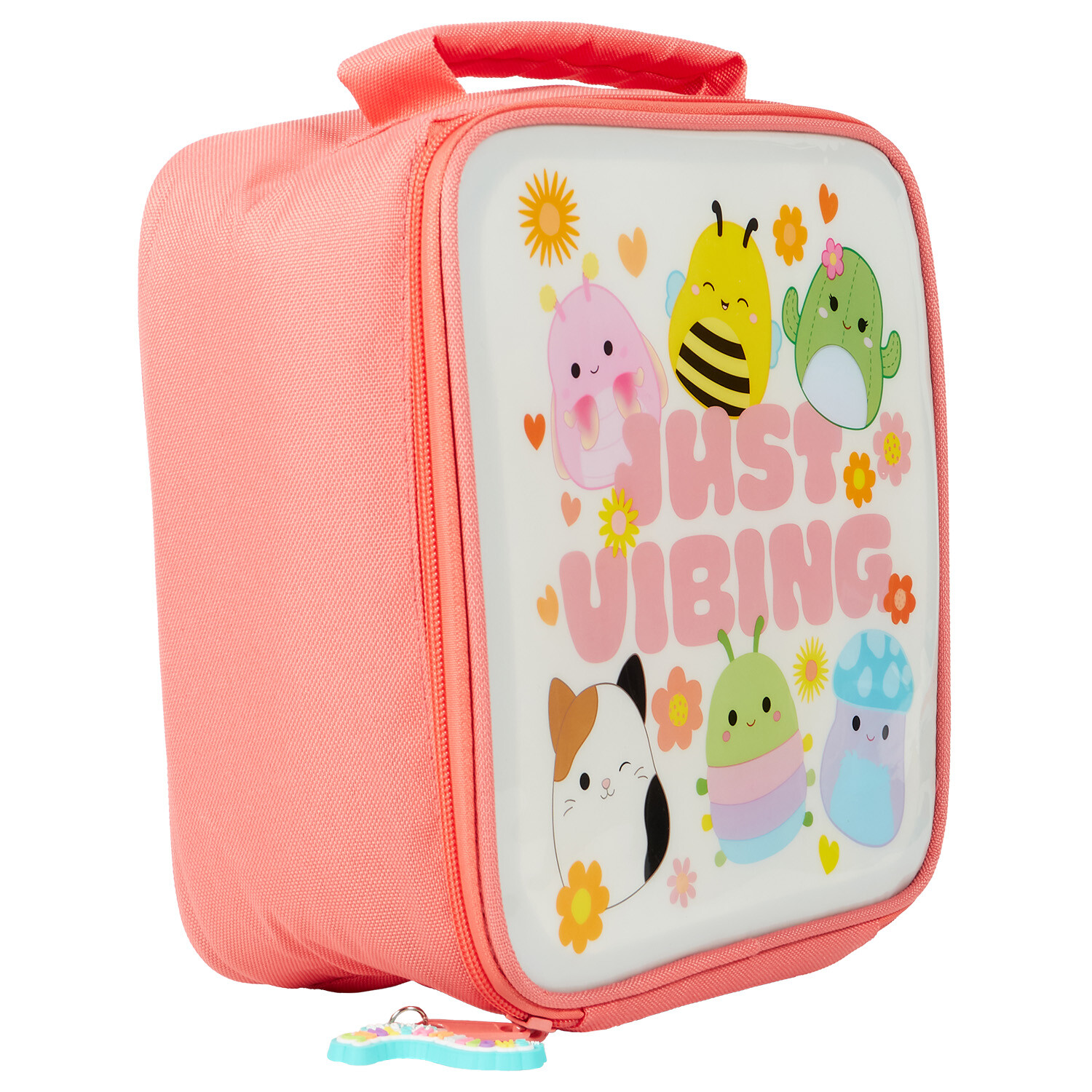 Squishmallows Pink Lunch Bag Pink and White Image 2