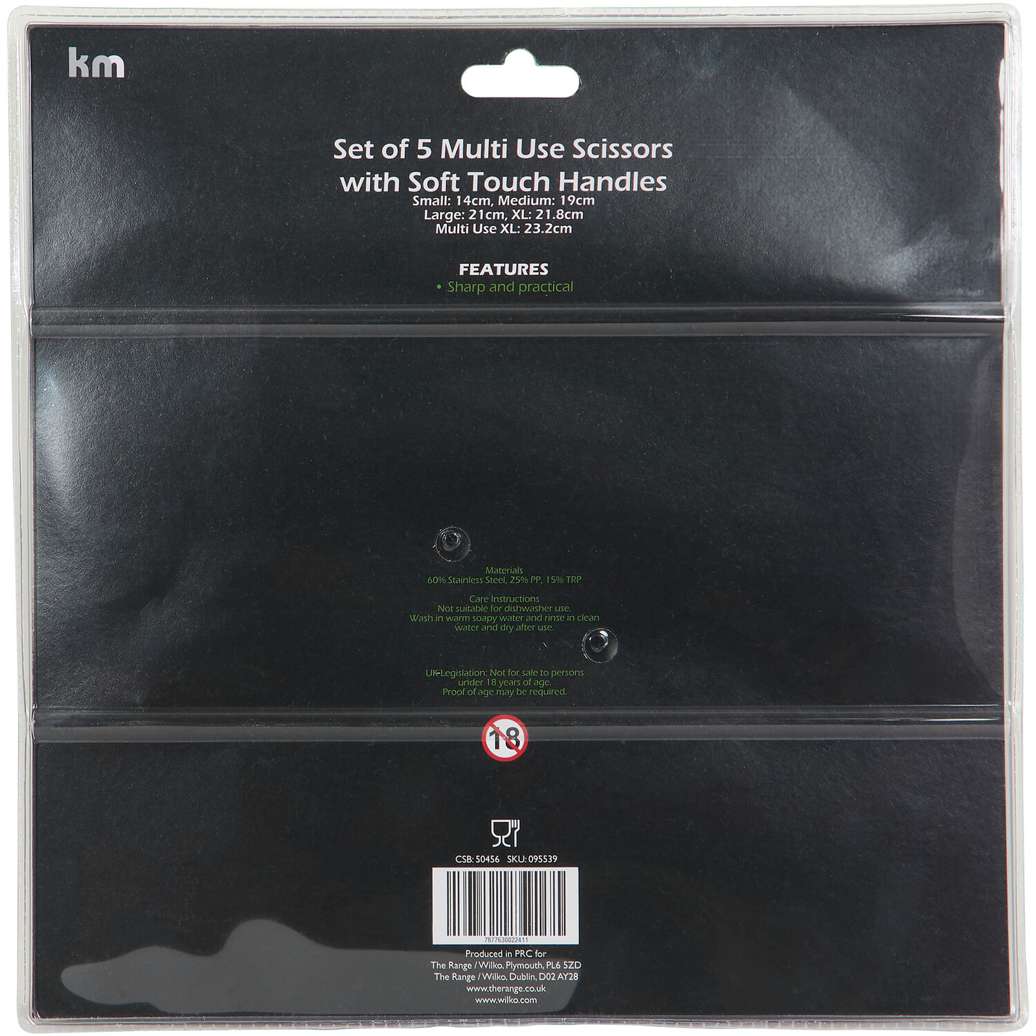 Kitchen Master 5 Piece Multi Use Scissor Set Image 2