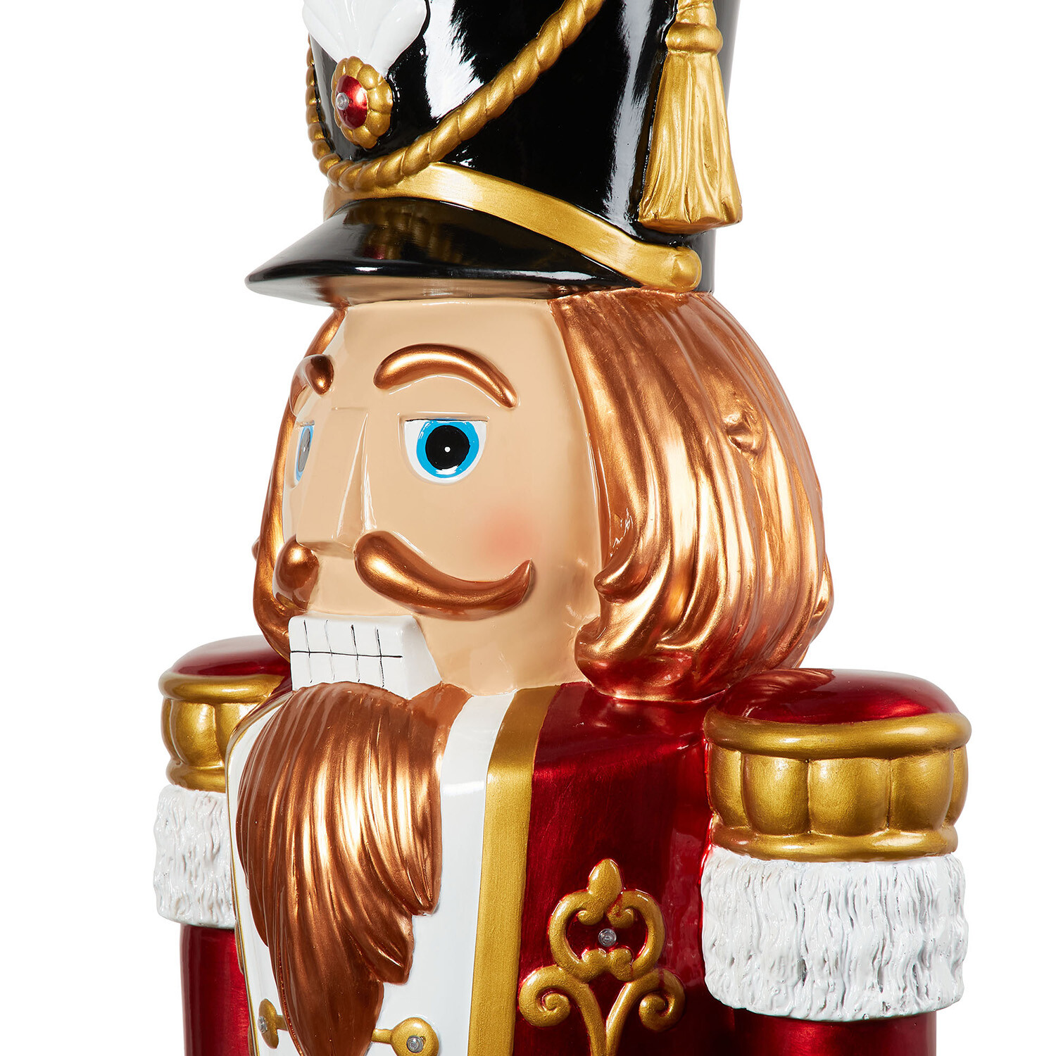 5ft LED Traditional Nutcracker - Red Image 4