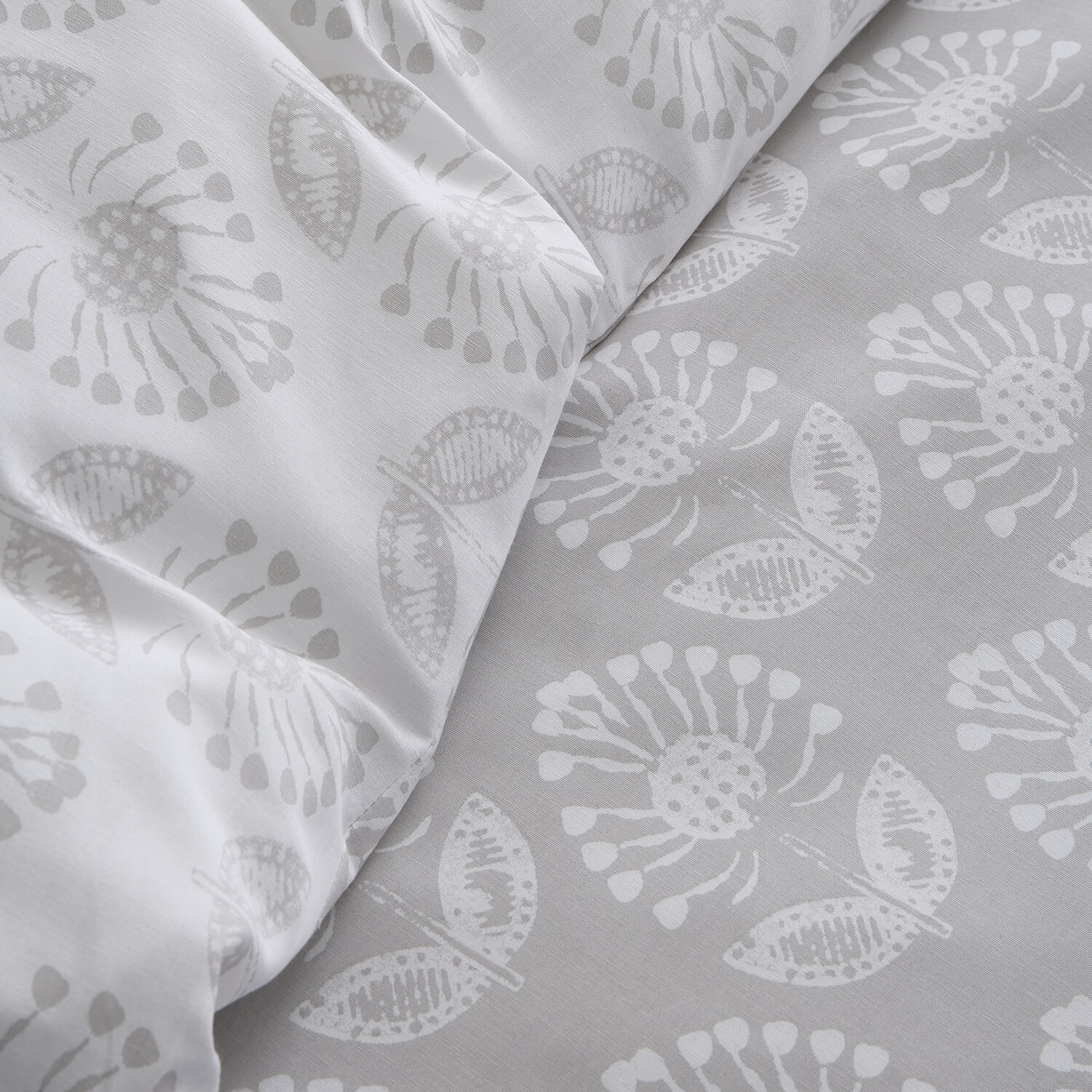 Keira Duvet Set Grey Superking Image 4