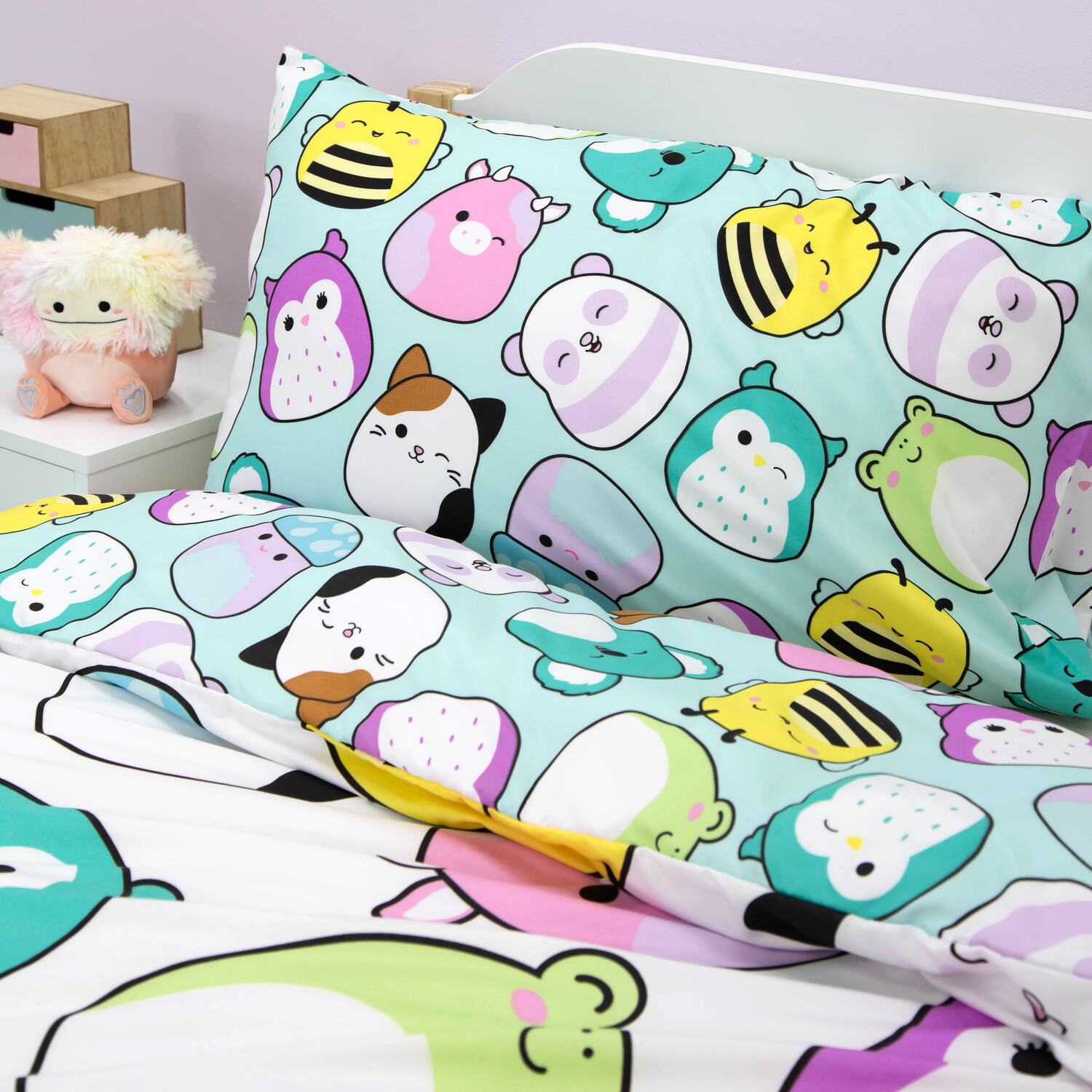 Squishmallows Happy Duvet Cover and Pillowcase Set Image 7