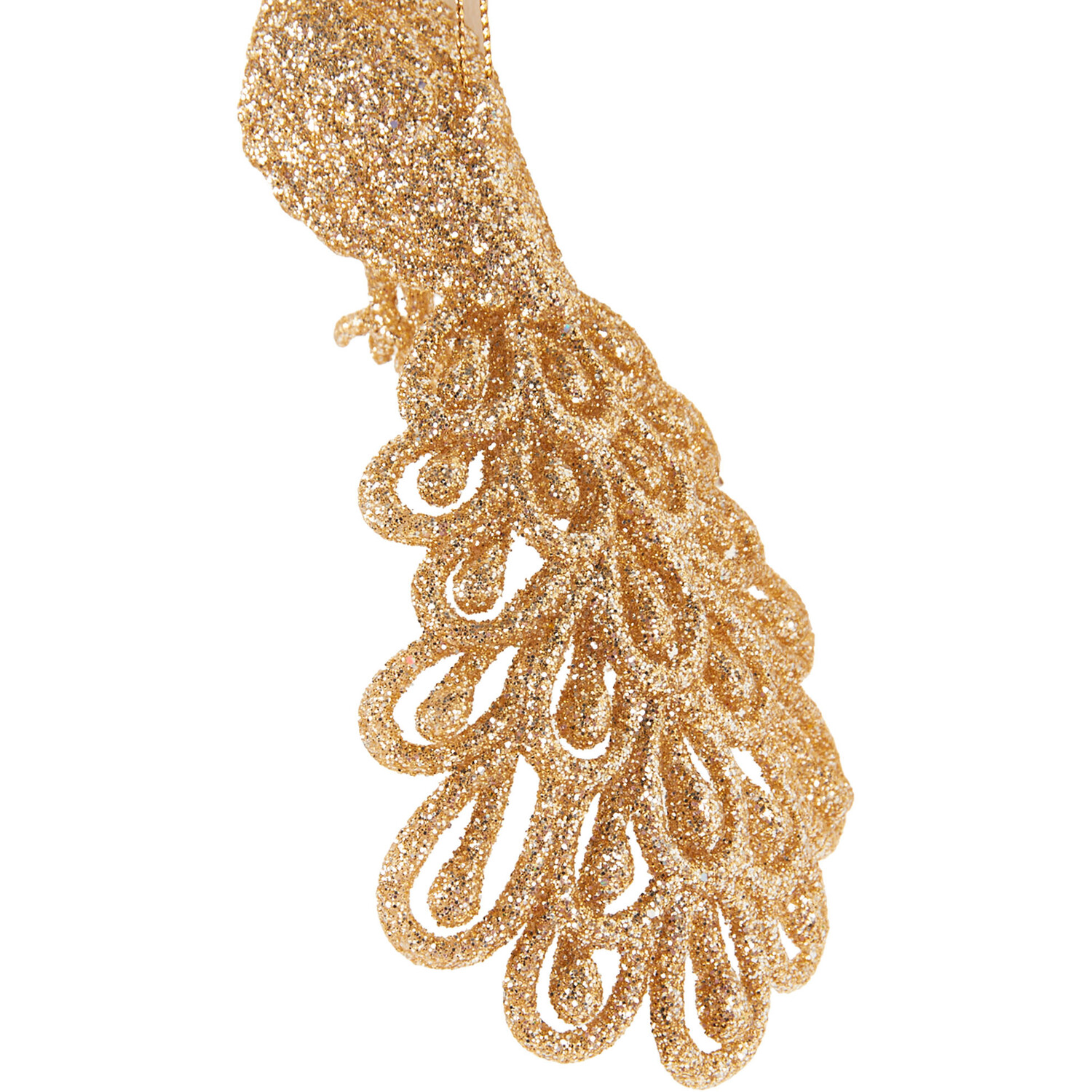 Glitter Peacock Decoration Image 5