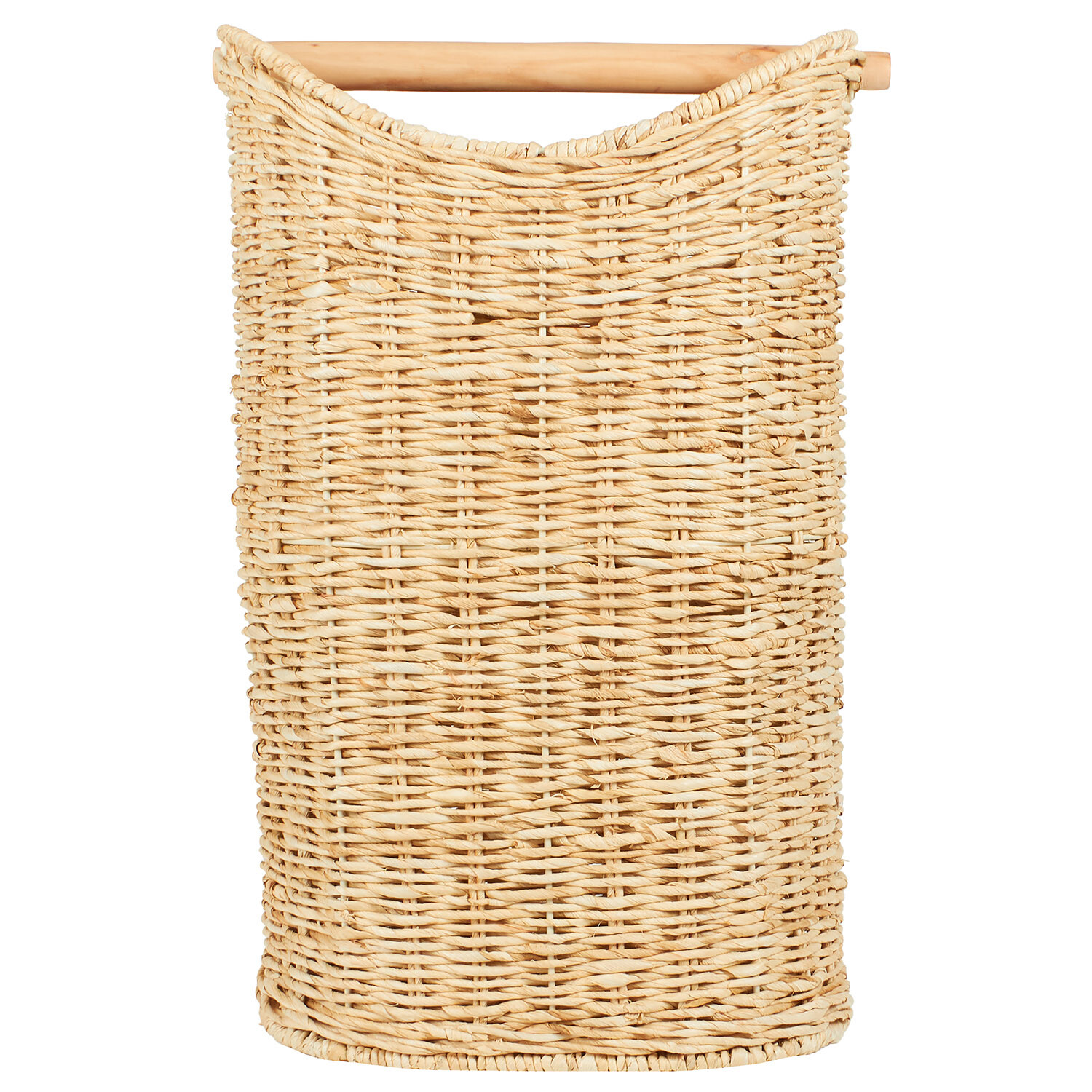 Slim Line Wicker Toilet Roll Holder Natural Image 2