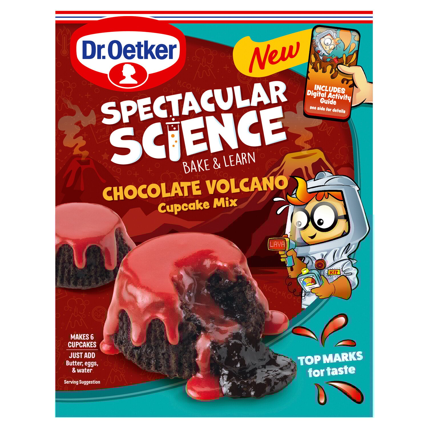 Dr. Oetker Spectacular Science Chocolate Volcano Kit - Brown Image 1