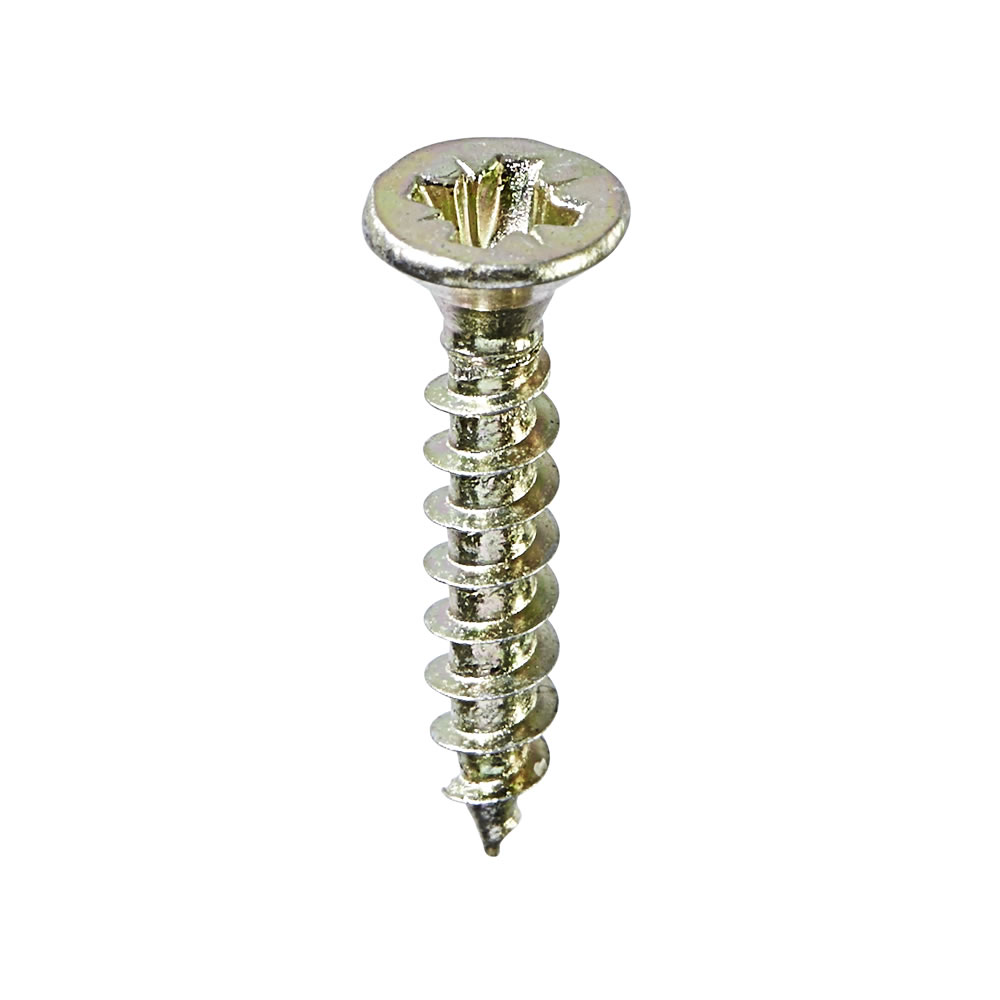 Wilko 3.5 x 20mm Countersunk Pozidrive Head Chipboard Screws 20 Pack Image 2