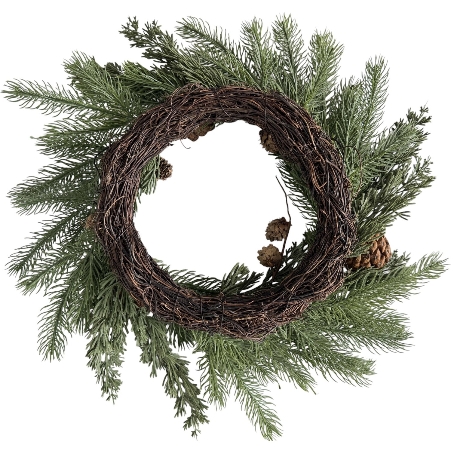 Traditional Pinecone Candle RingGreen Image 2