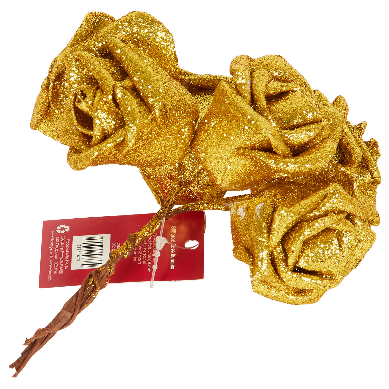 Glittered Rose Bundle - Gold or Silver Image 2