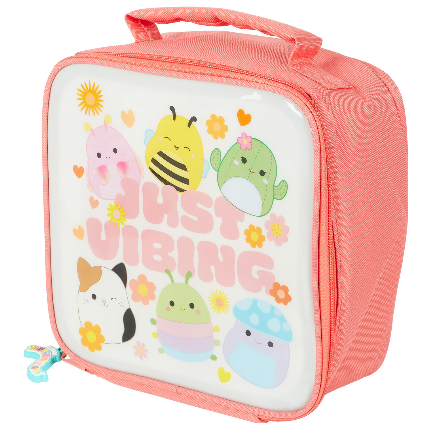 Squishmallows Pink Lunch Bag Pink and White Image 4