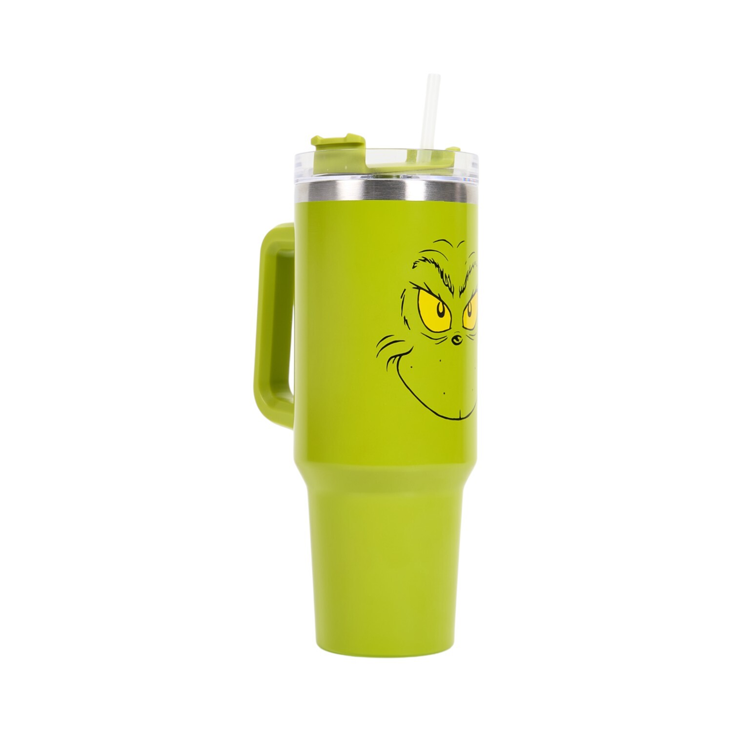 Grinch Tumbler with Straw Green Image 2