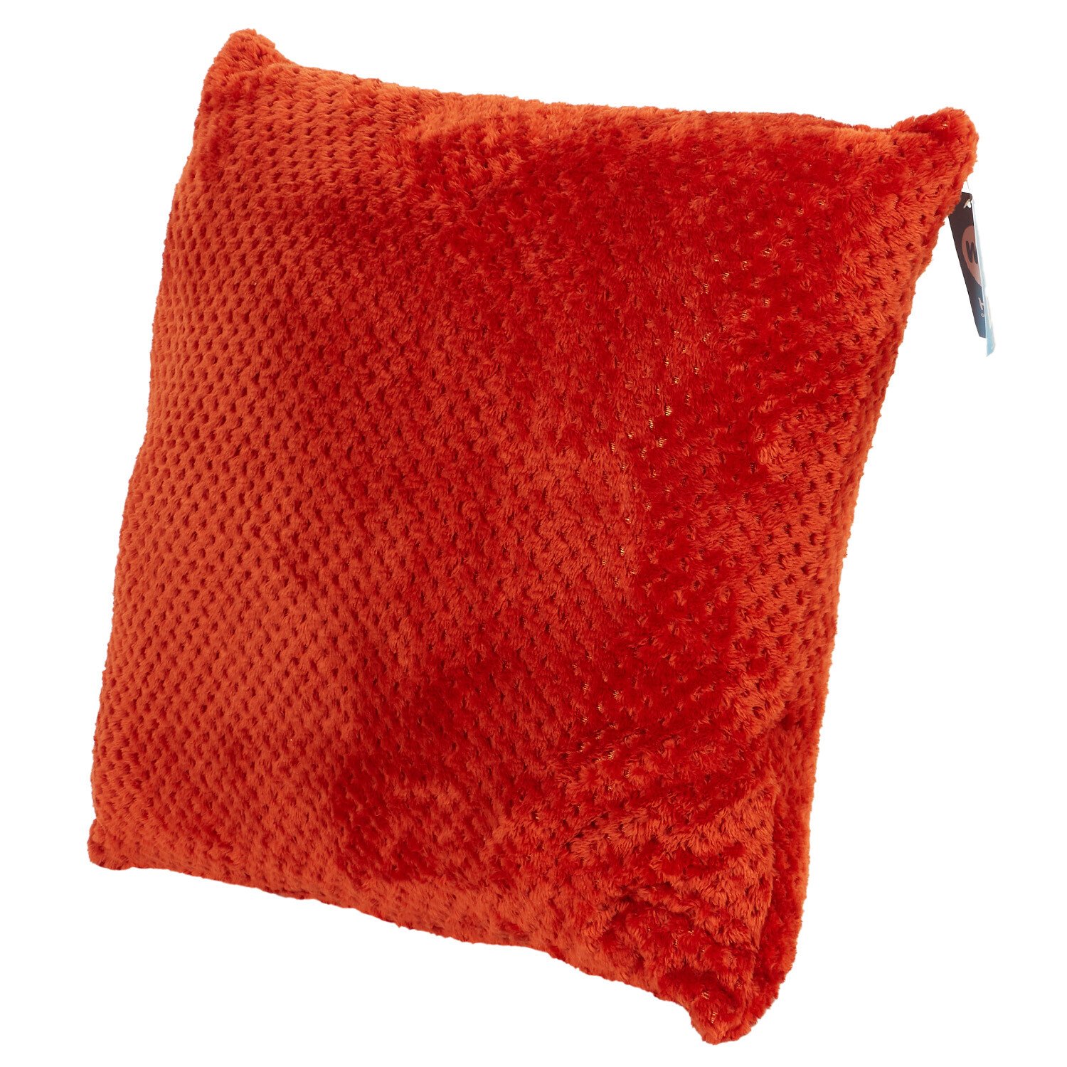 Jumbo Fleece Cushion - Rust Image 4