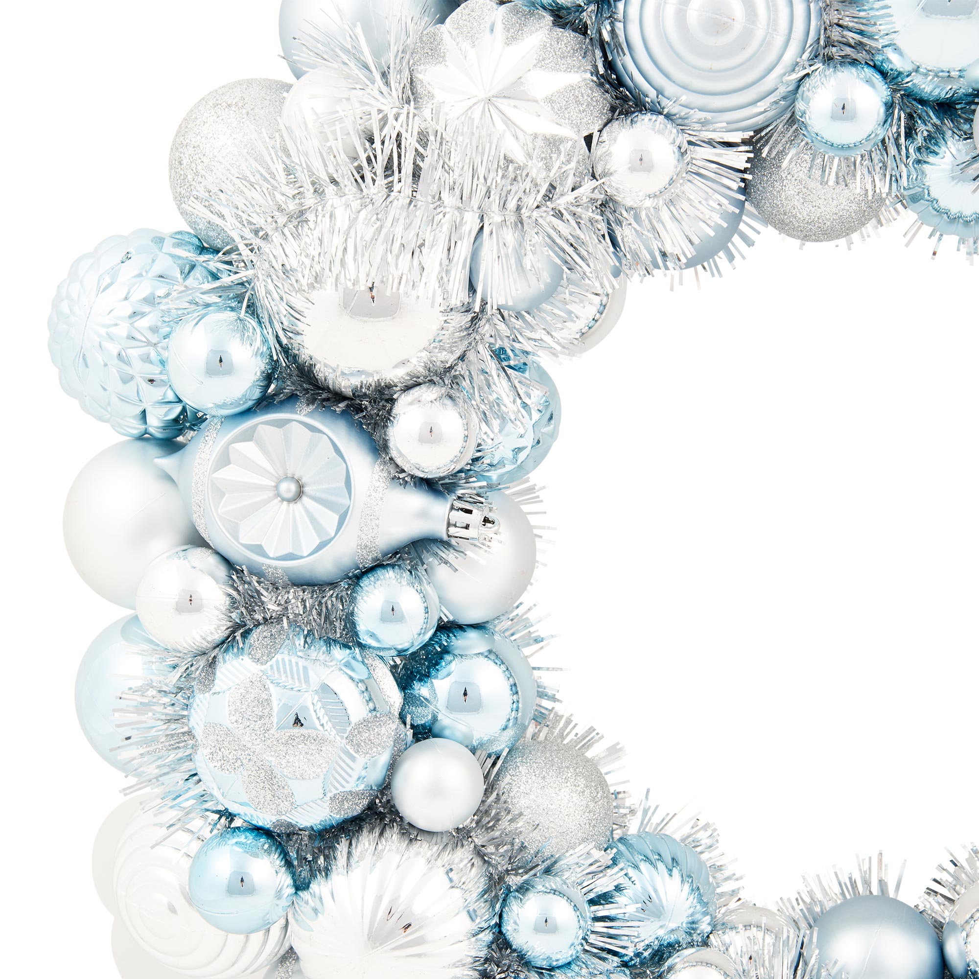 Whispering Angel Bauble Wreath - Blue Image 2