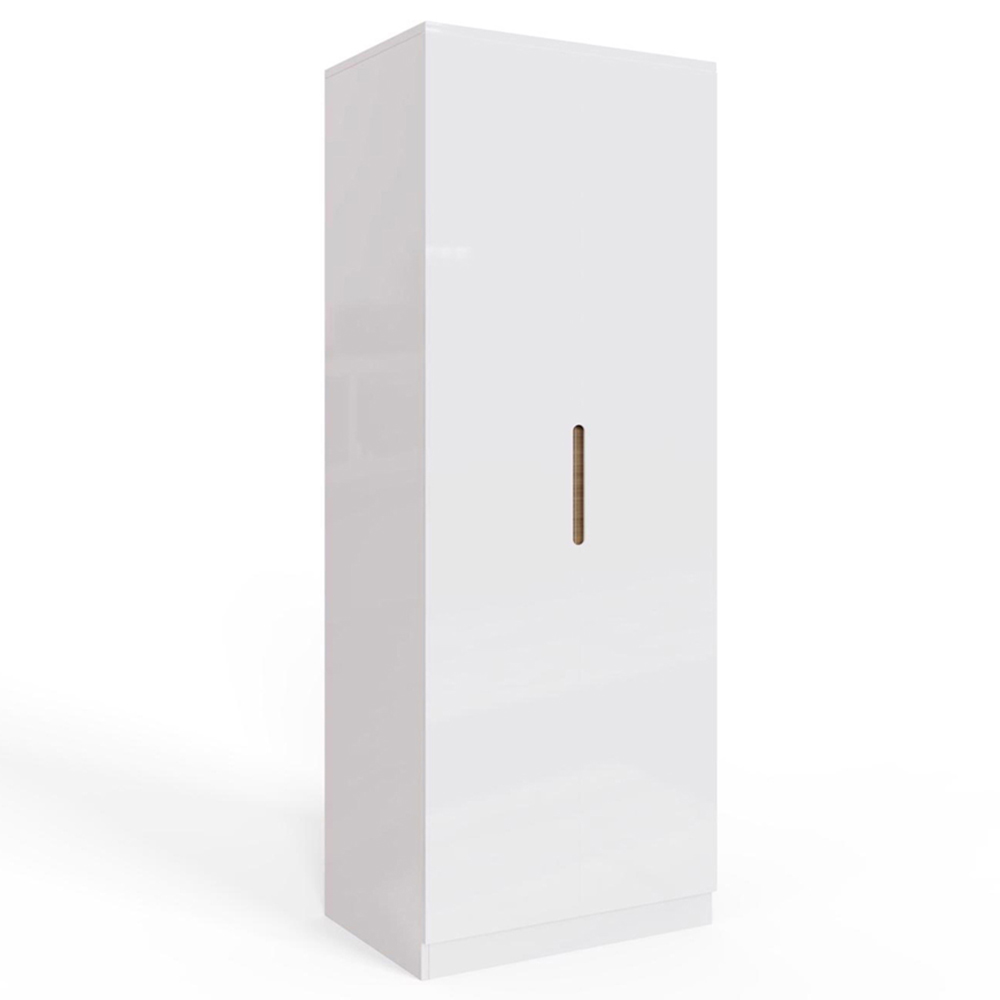 FWStyle Veloce 2 Door White Gloss Wardrobe Image 2