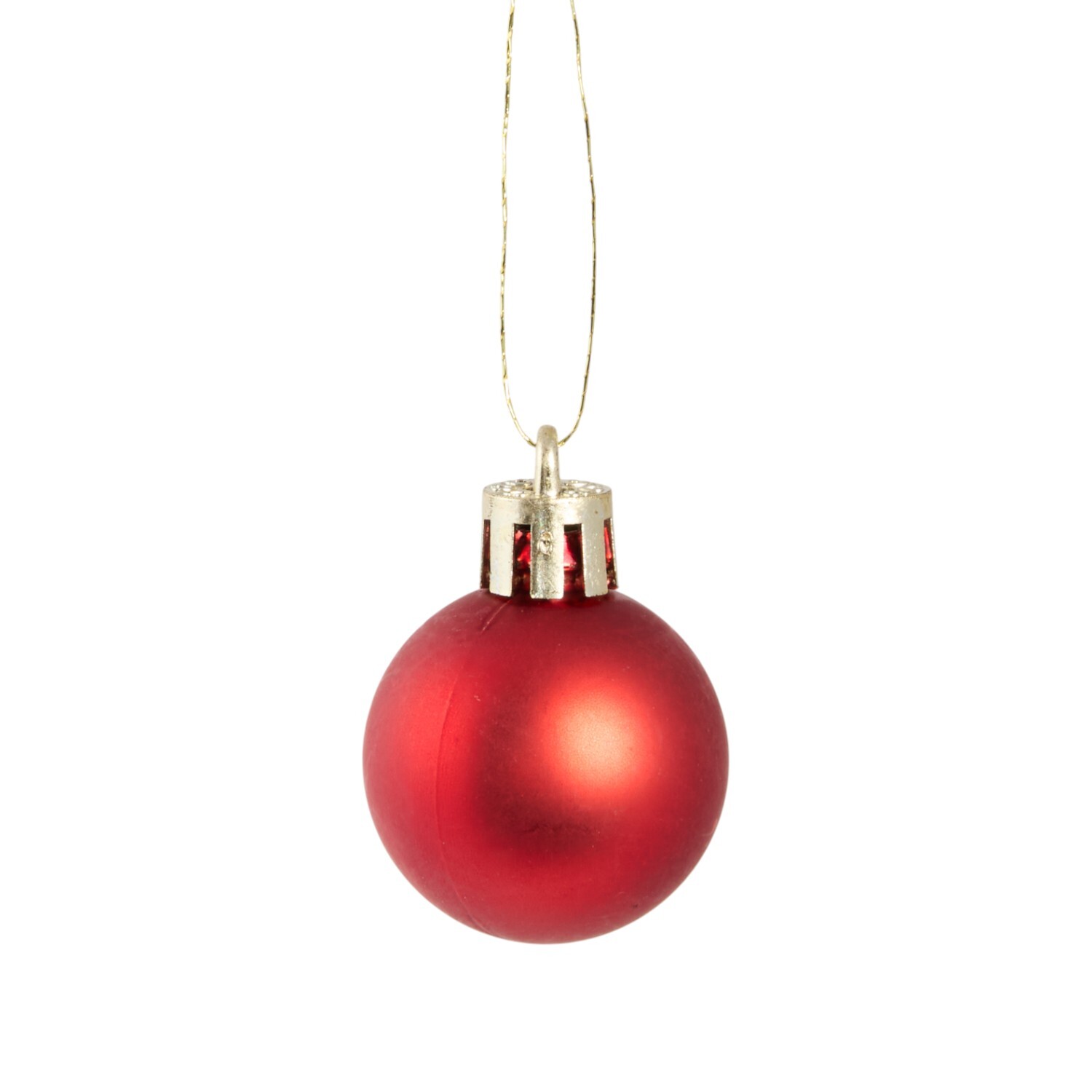 Pack of 10 Santa Baubles Red Image 5