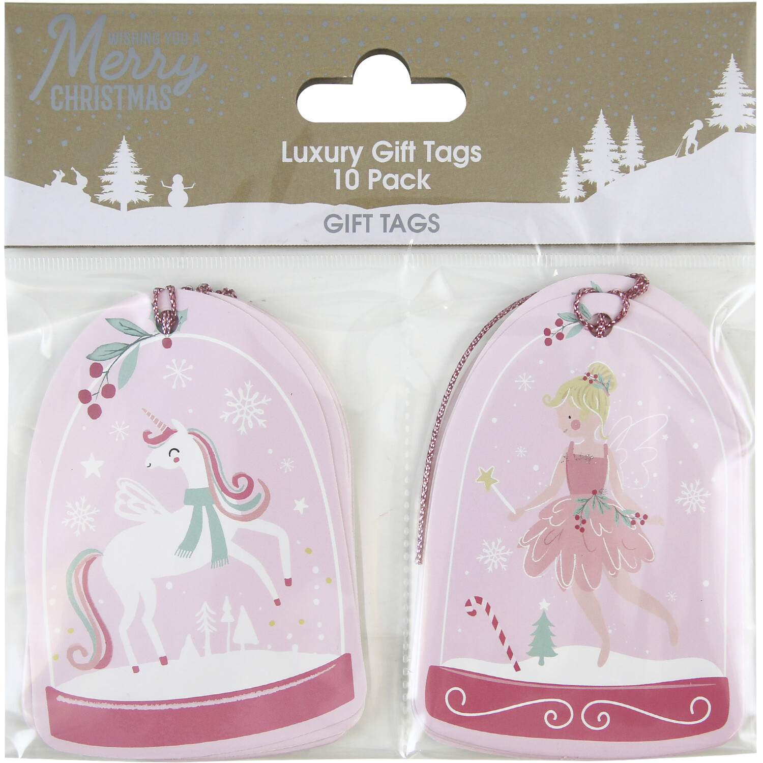 Pack of 10 Fairy and Unicorn Gift Tags Image 2