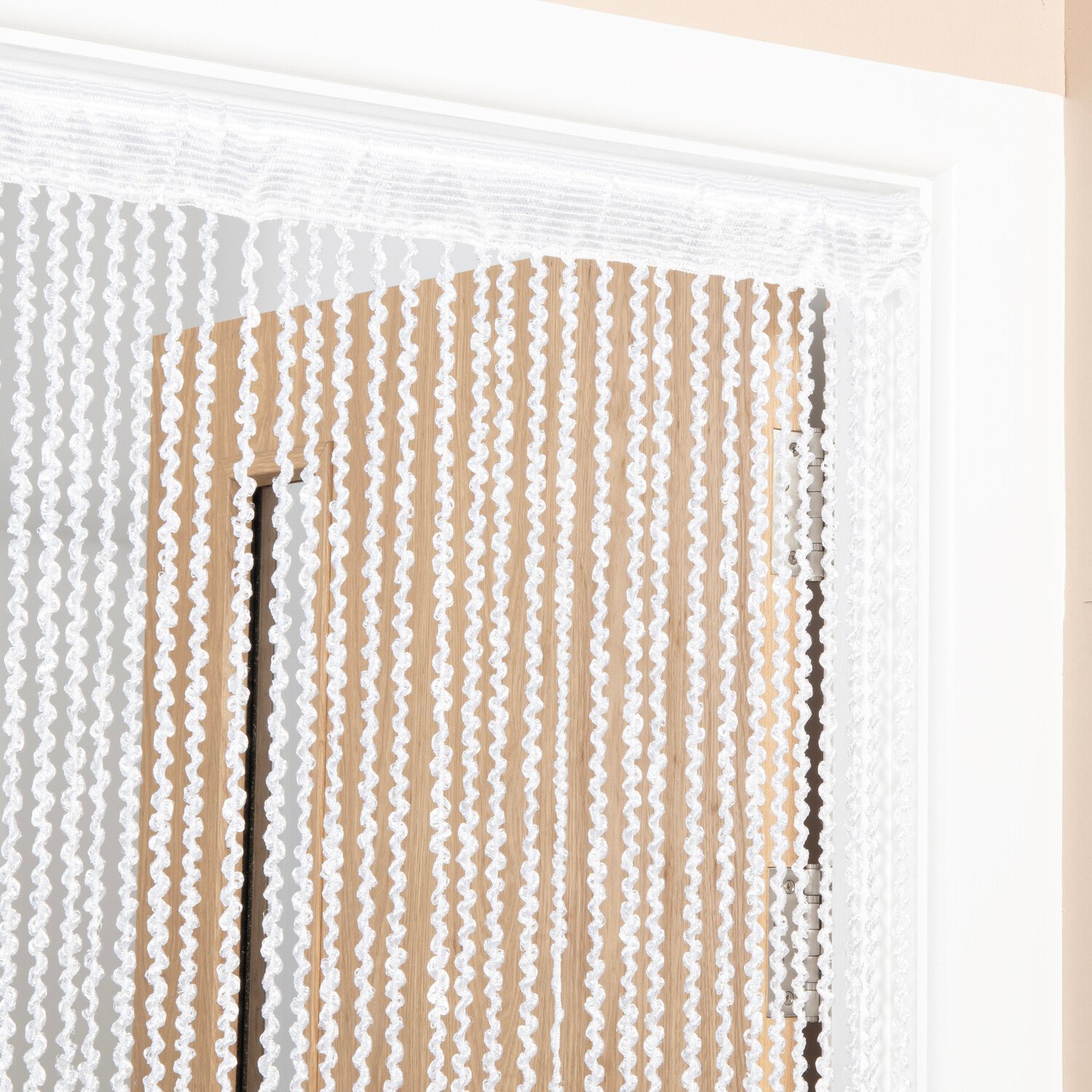 Braid String Door Curtain  - White Image 3