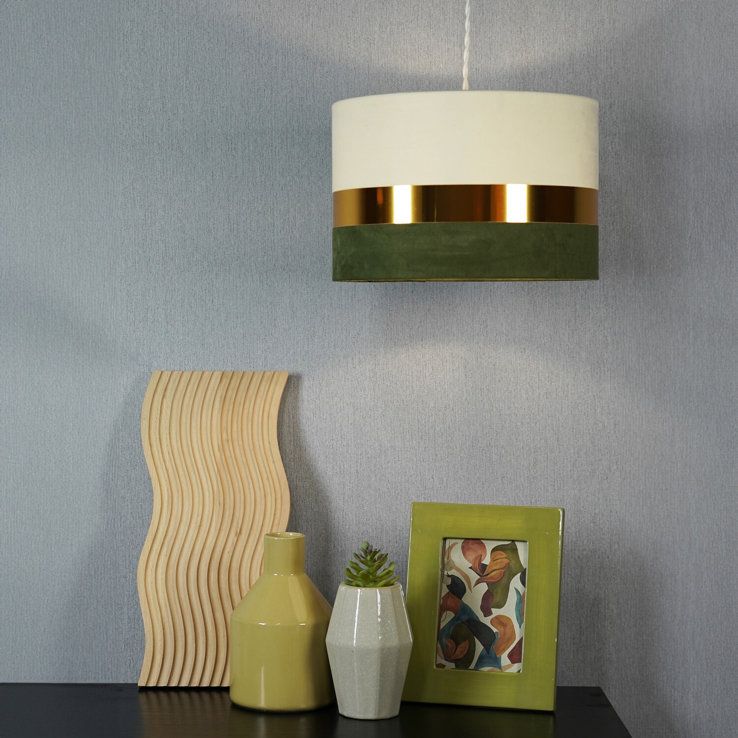 Niko Shade Green, Gold and White Image 12