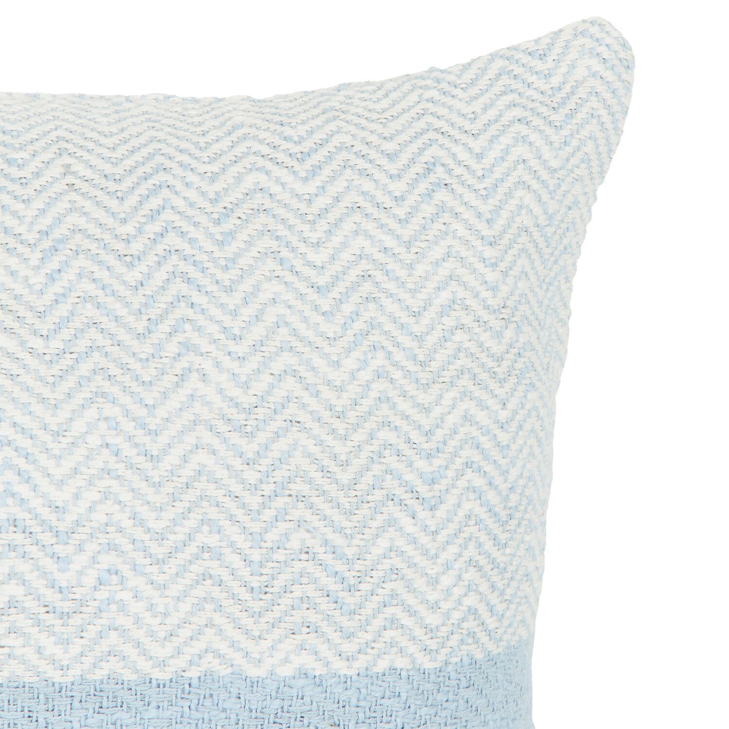 Tofino Herringbone Cushion  - Blue Image 3