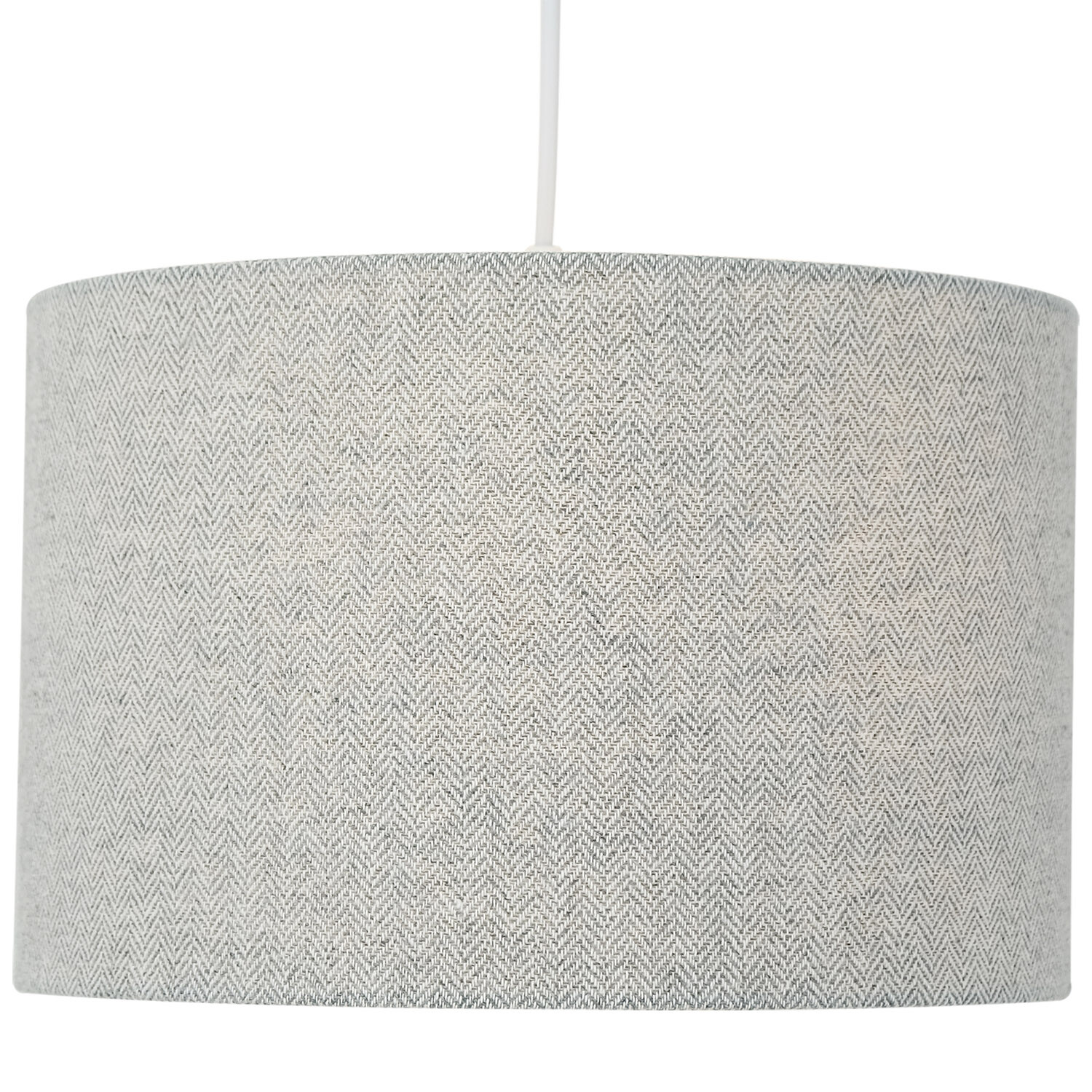 Woven Drum Shade - Grey / 30cm Image 6