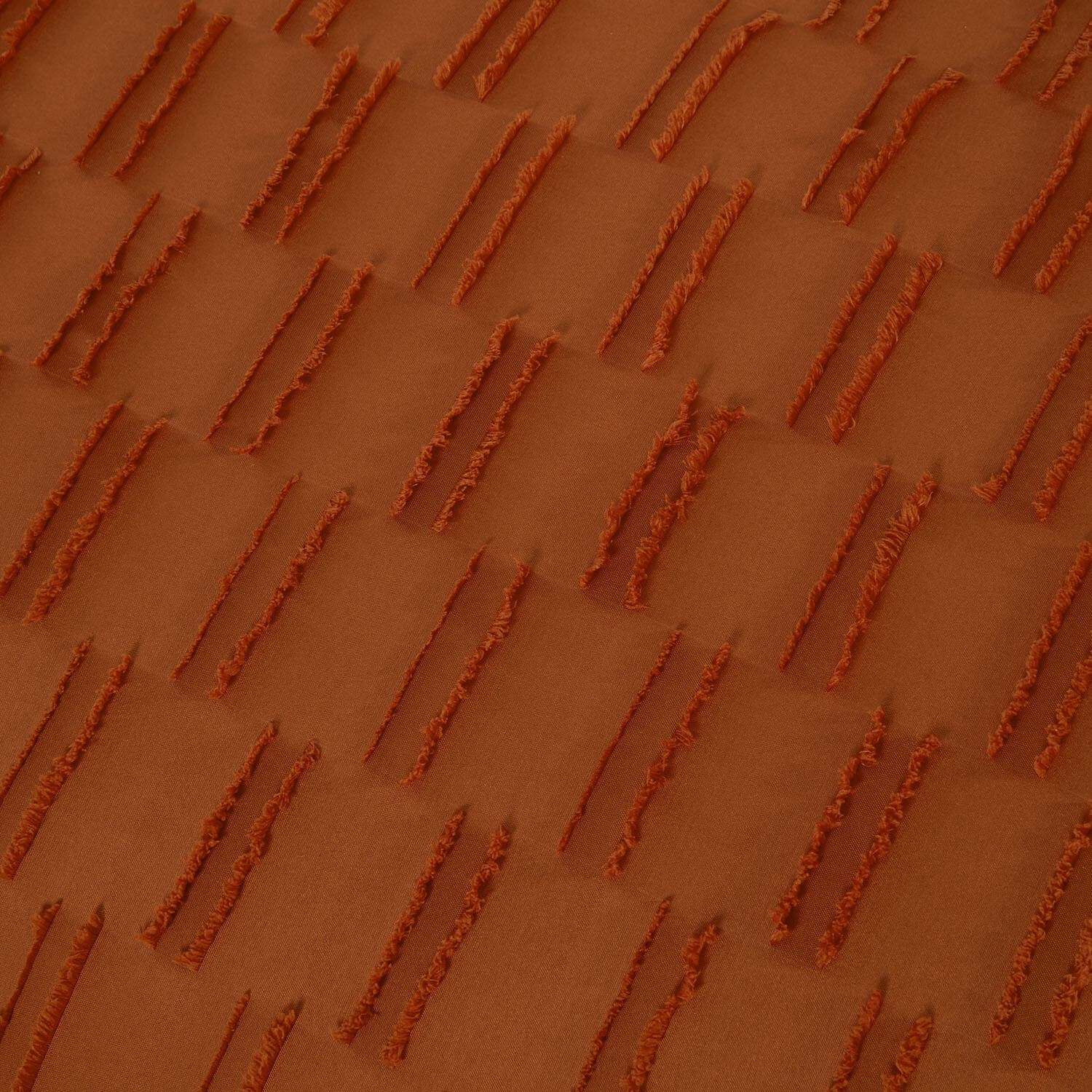 Copenhagen Rust Tufted Duvet Set - Rust / King Image 4