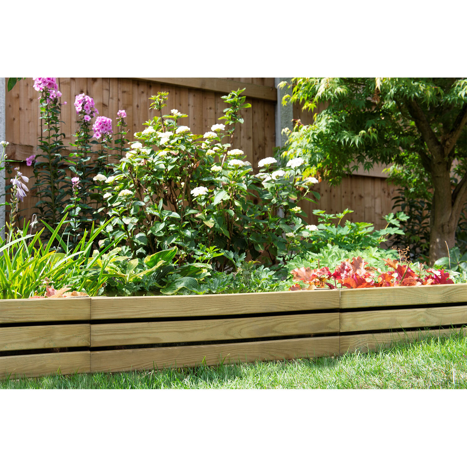 Forest Garden Slatted Edging 60cm Image 7