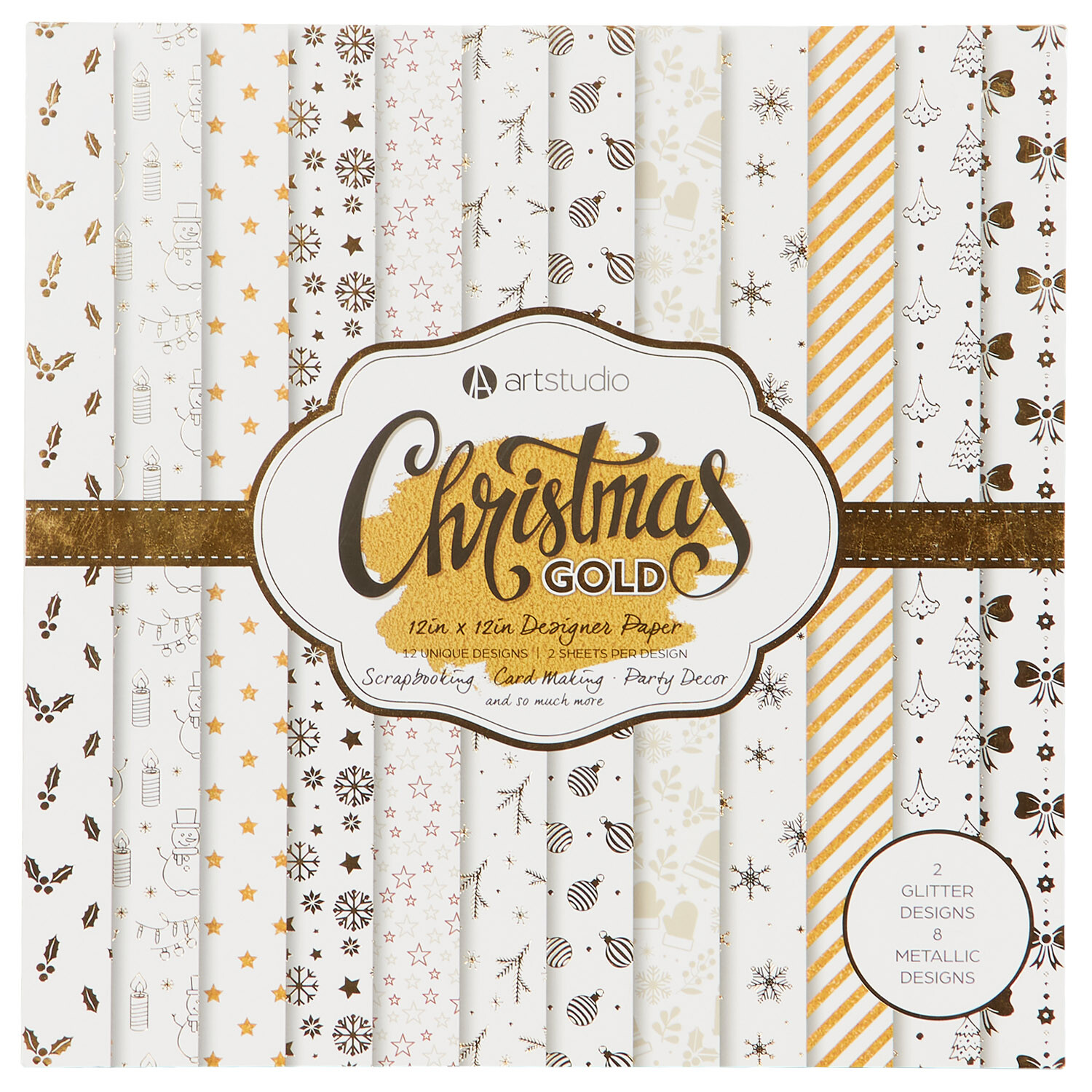 Metallic Christmas Design Pad Image 3