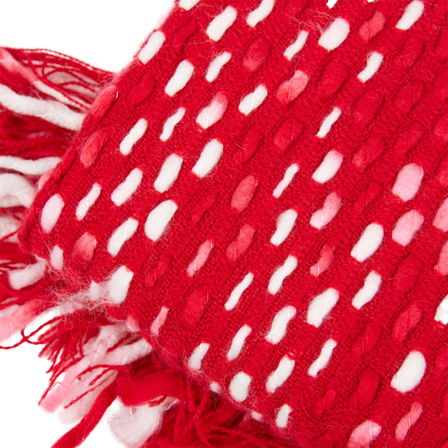 Divante Aderyn Woven Throw - Red Image 4