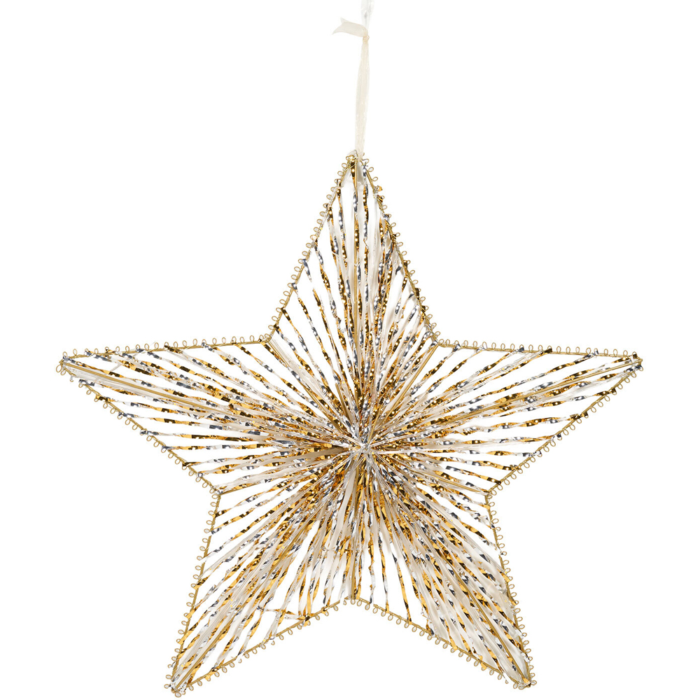 Twinkling Warm White LED Star Image 5