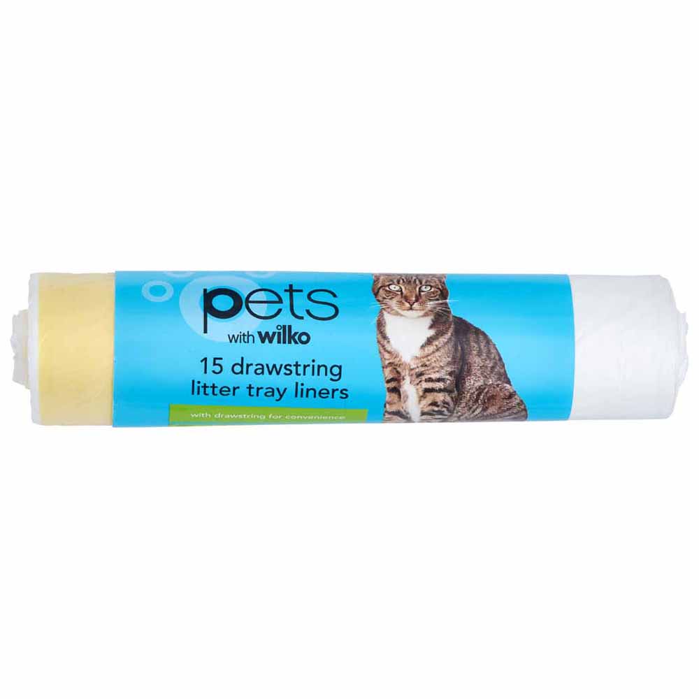 Cat Litter Drawstring Liners 15 Pack Image