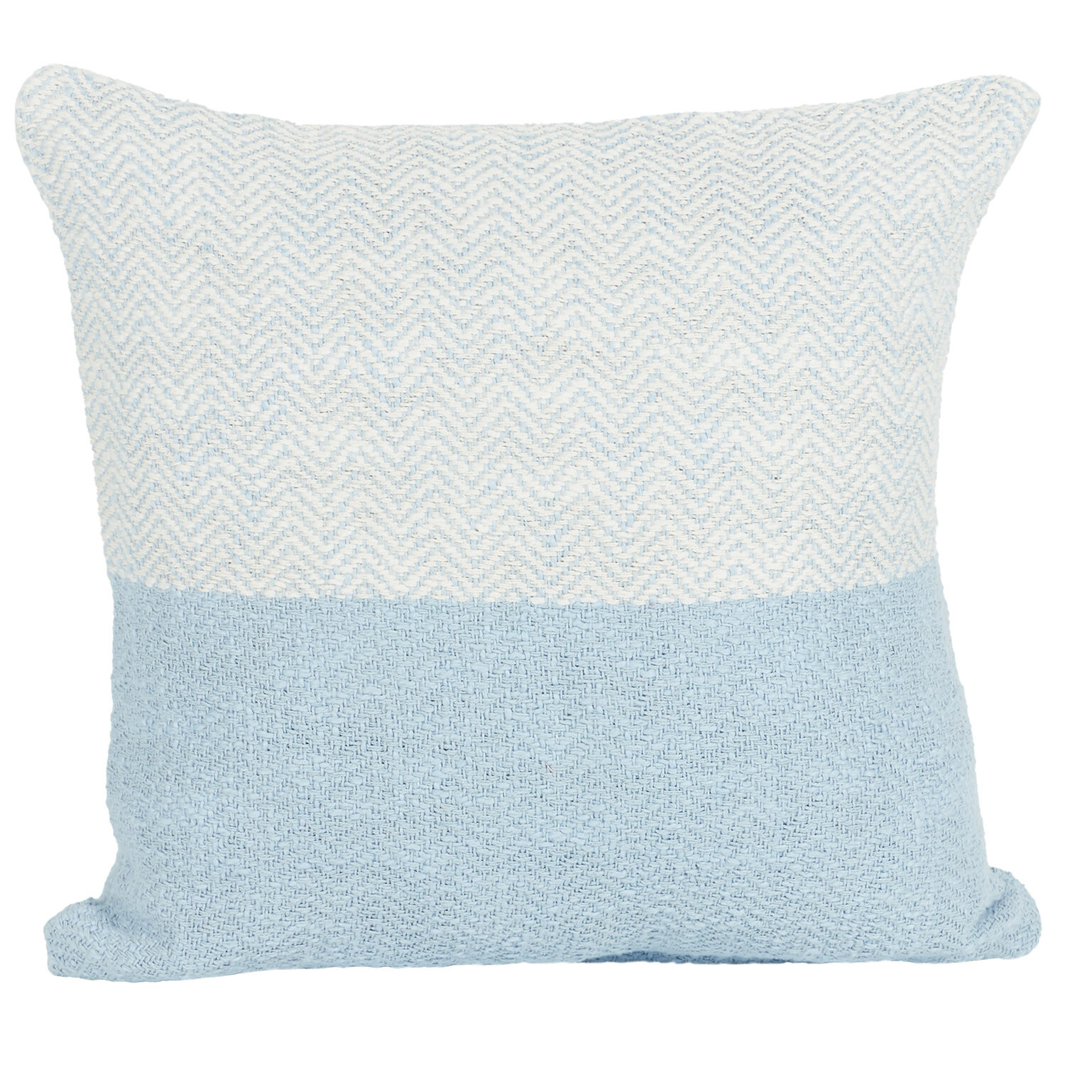 Tofino Herringbone Cushion  - Blue Image 2
