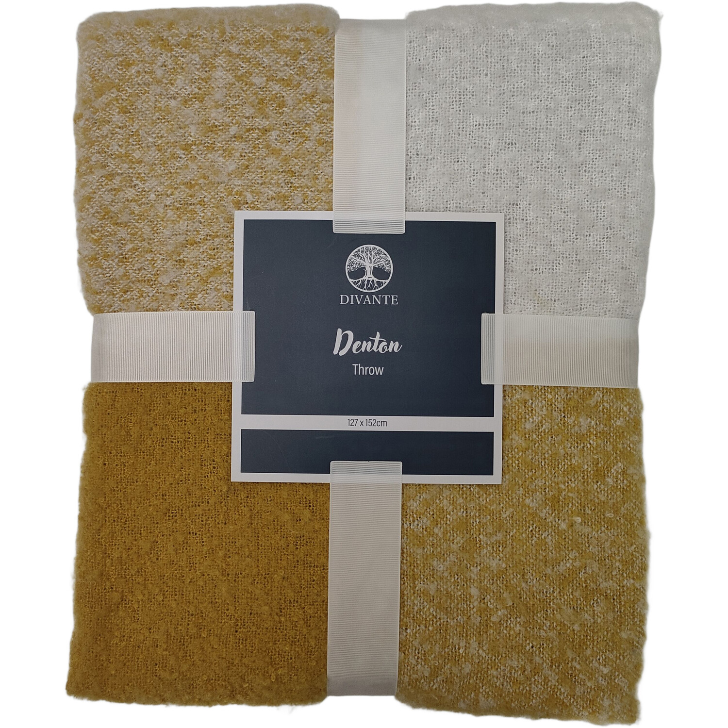Denton Throw - Ochre Image 1
