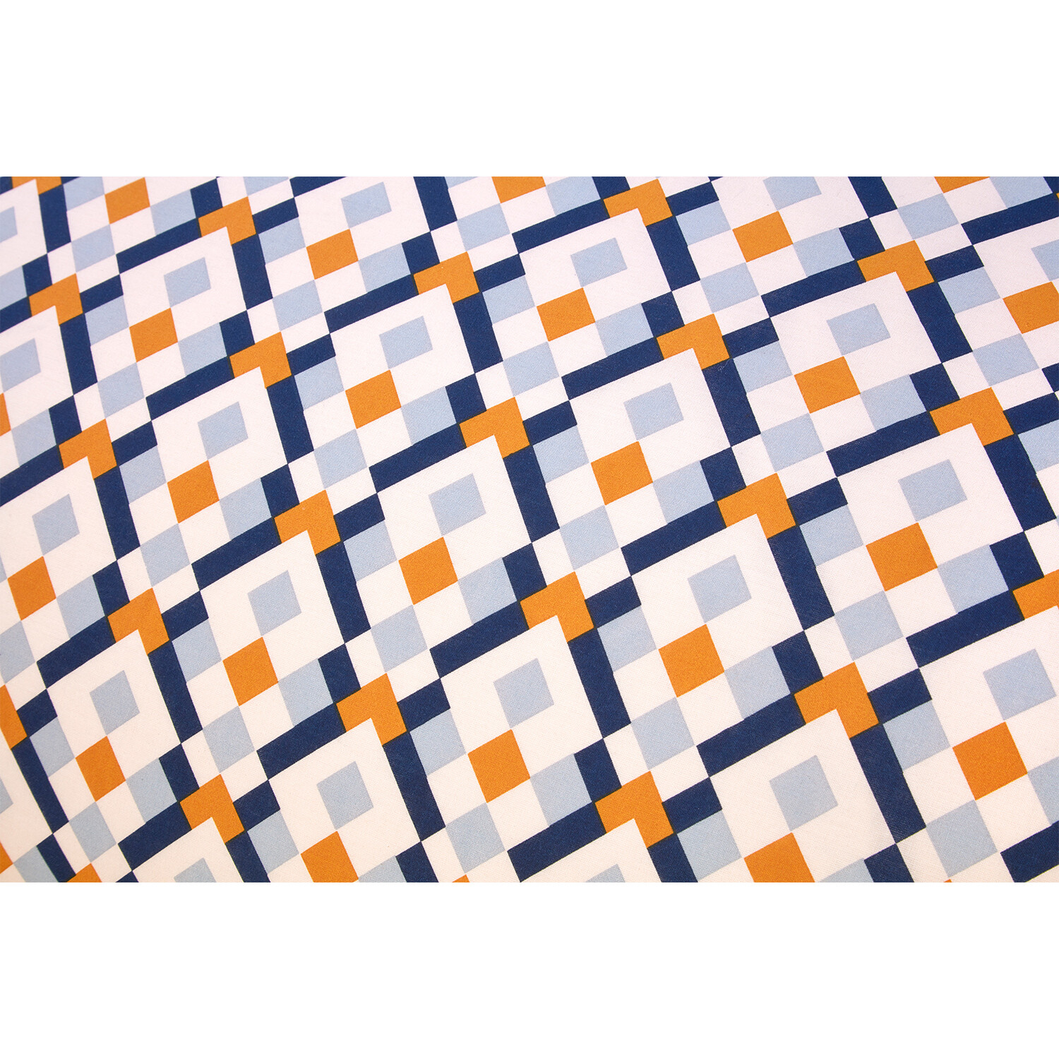 Dalton Reversible Geometric Duvet Set - Navy / Double Image 3