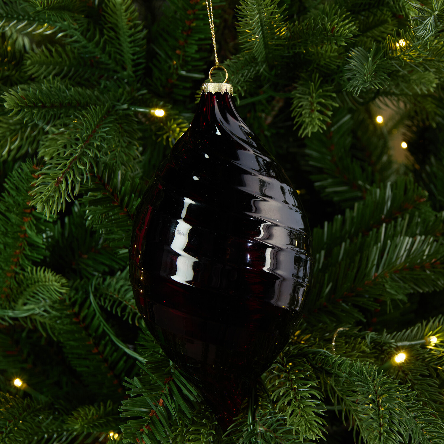 Large Glass DropletPlum Image 2