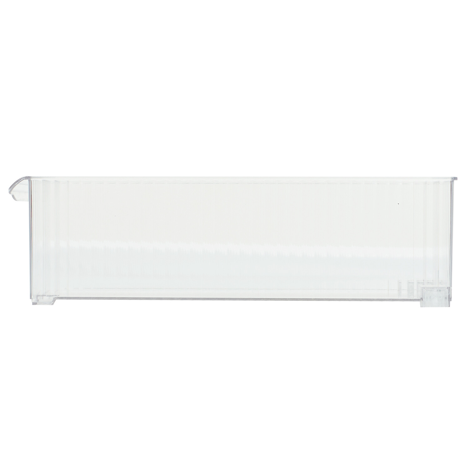 Ribbed Storage with Wheels - Clear Image 1
