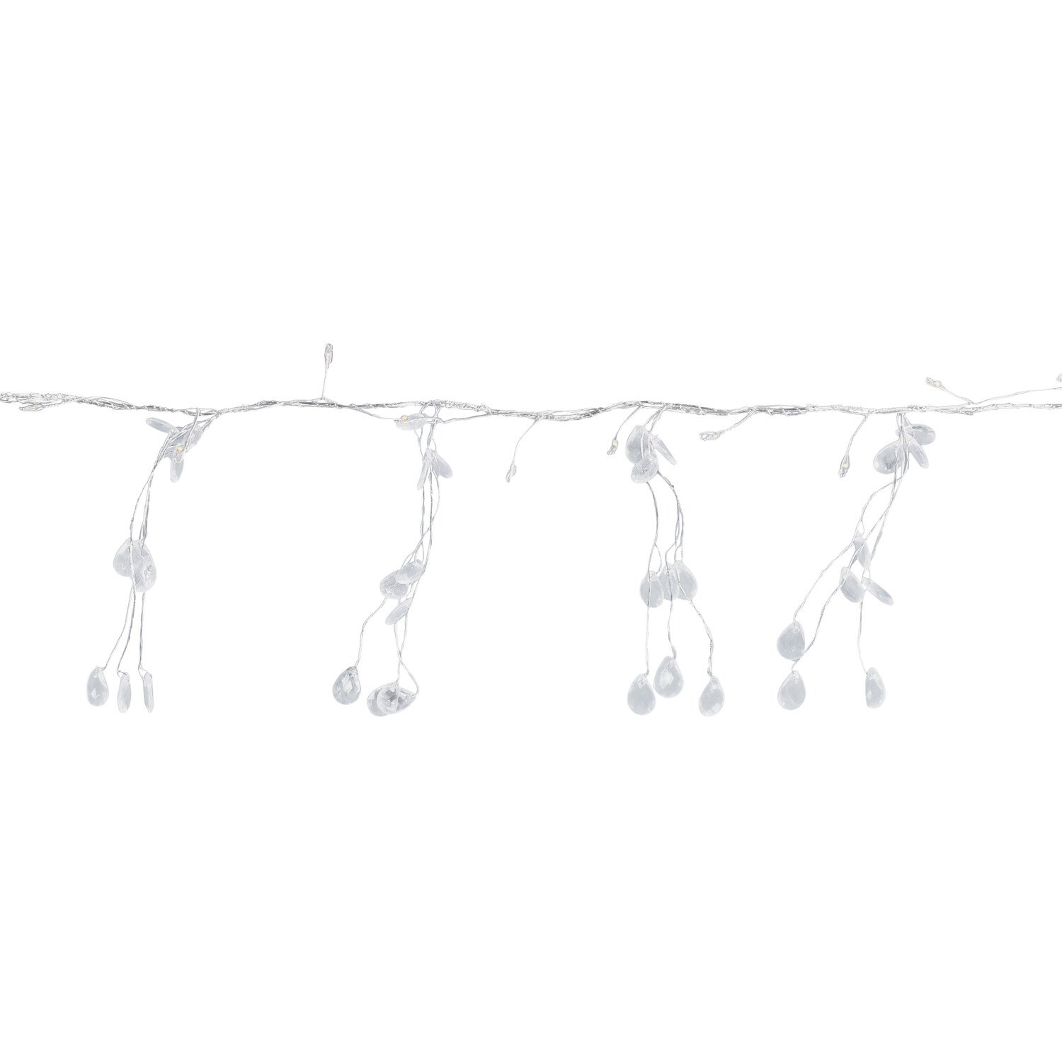 30 LED Warm White Jewelled String Lights Image 1