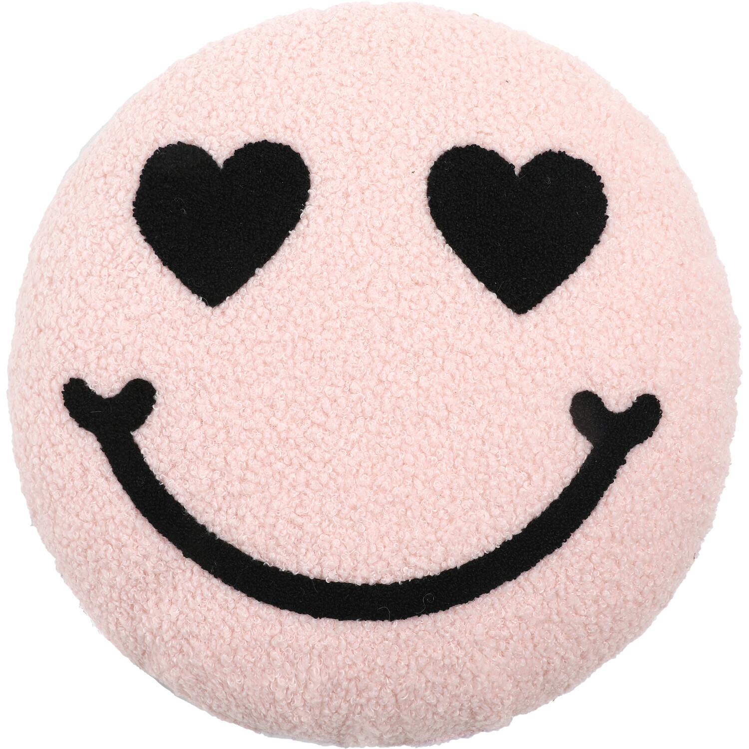 Fun Faces Reversible Cushion Pink Image 1