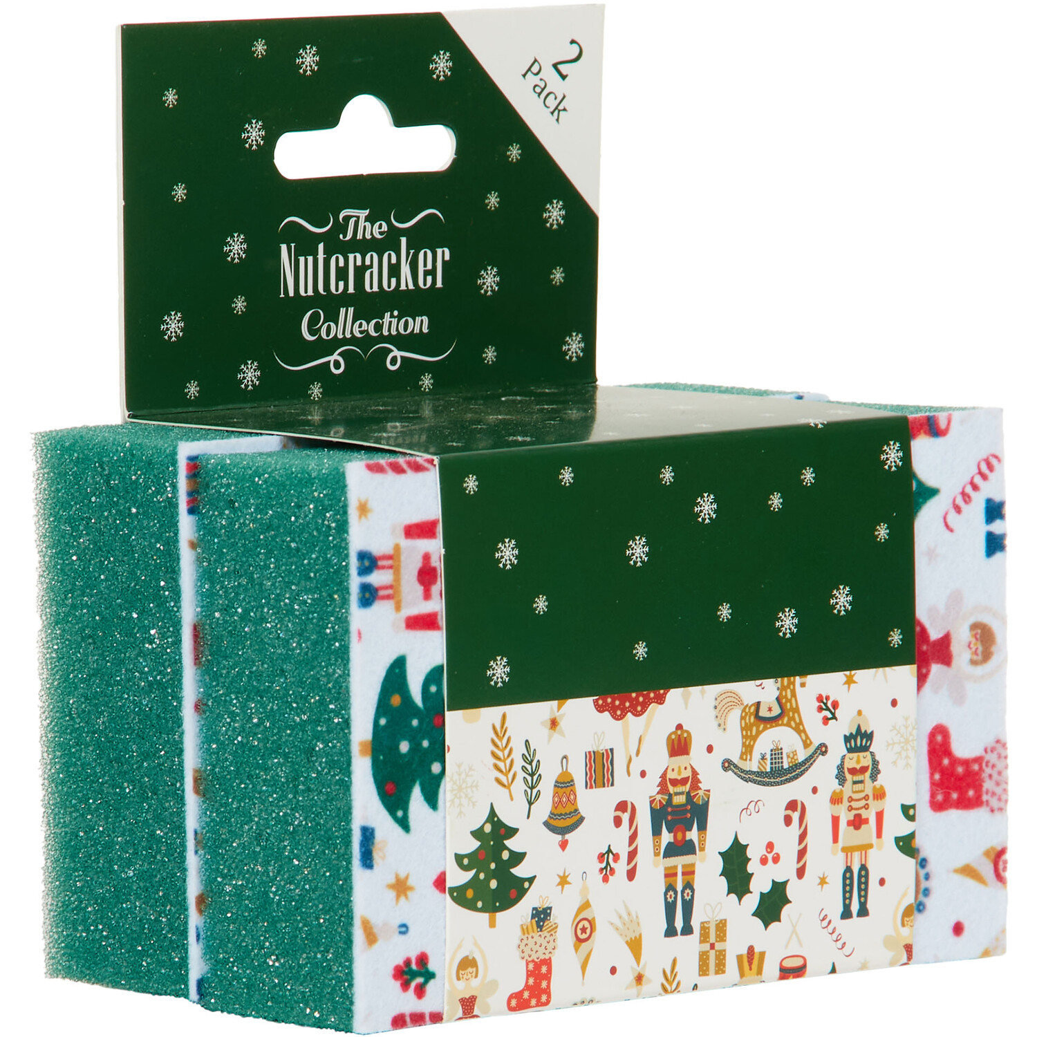 Pack of 2 Nutcracker Printed Sponge Image 3
