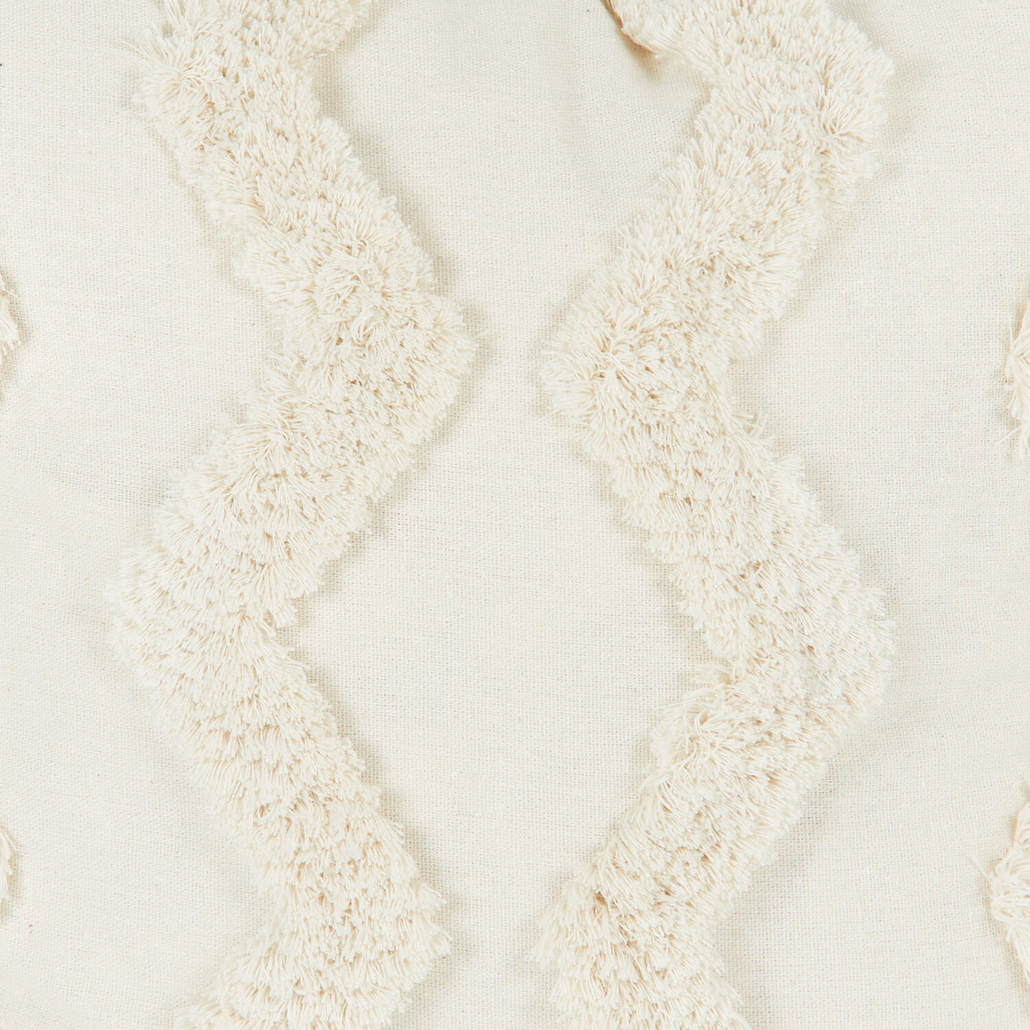 Aliyah Tufted Chevron Cushion - Natural Image 3