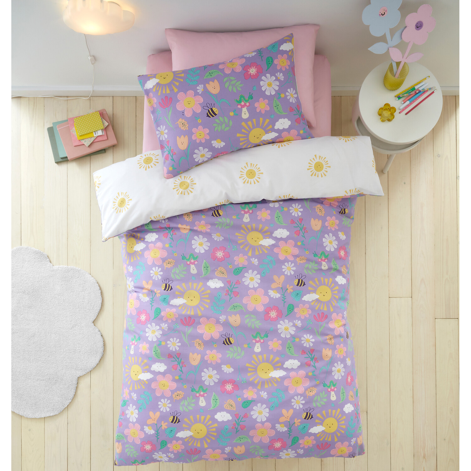 Sunny Days Duvet Set - Purple Image 2