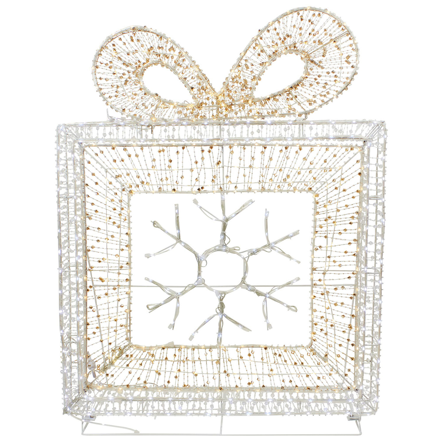 300 LED XL Christmas Present - Multicolour Image 3