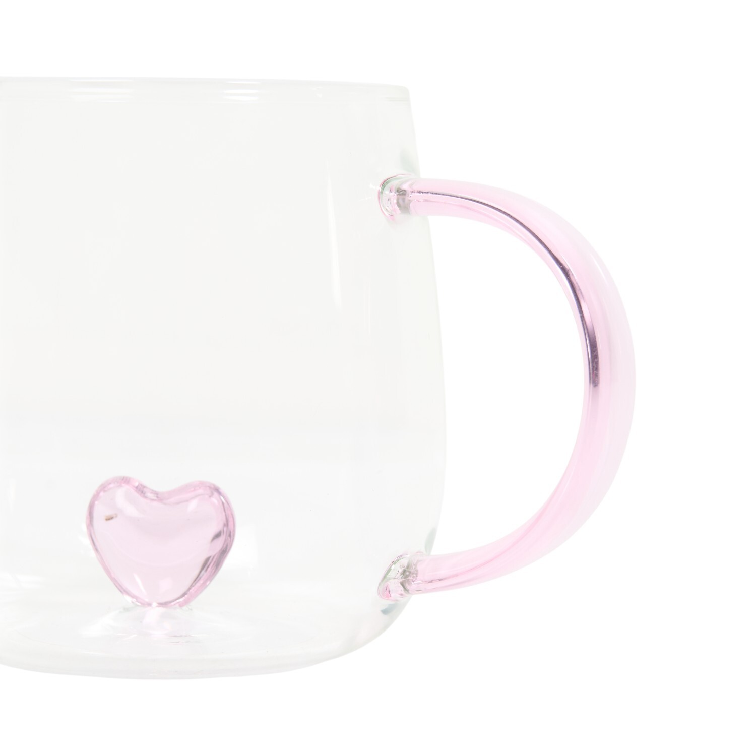 3D Heart or Cherry Glass Mug Image 7
