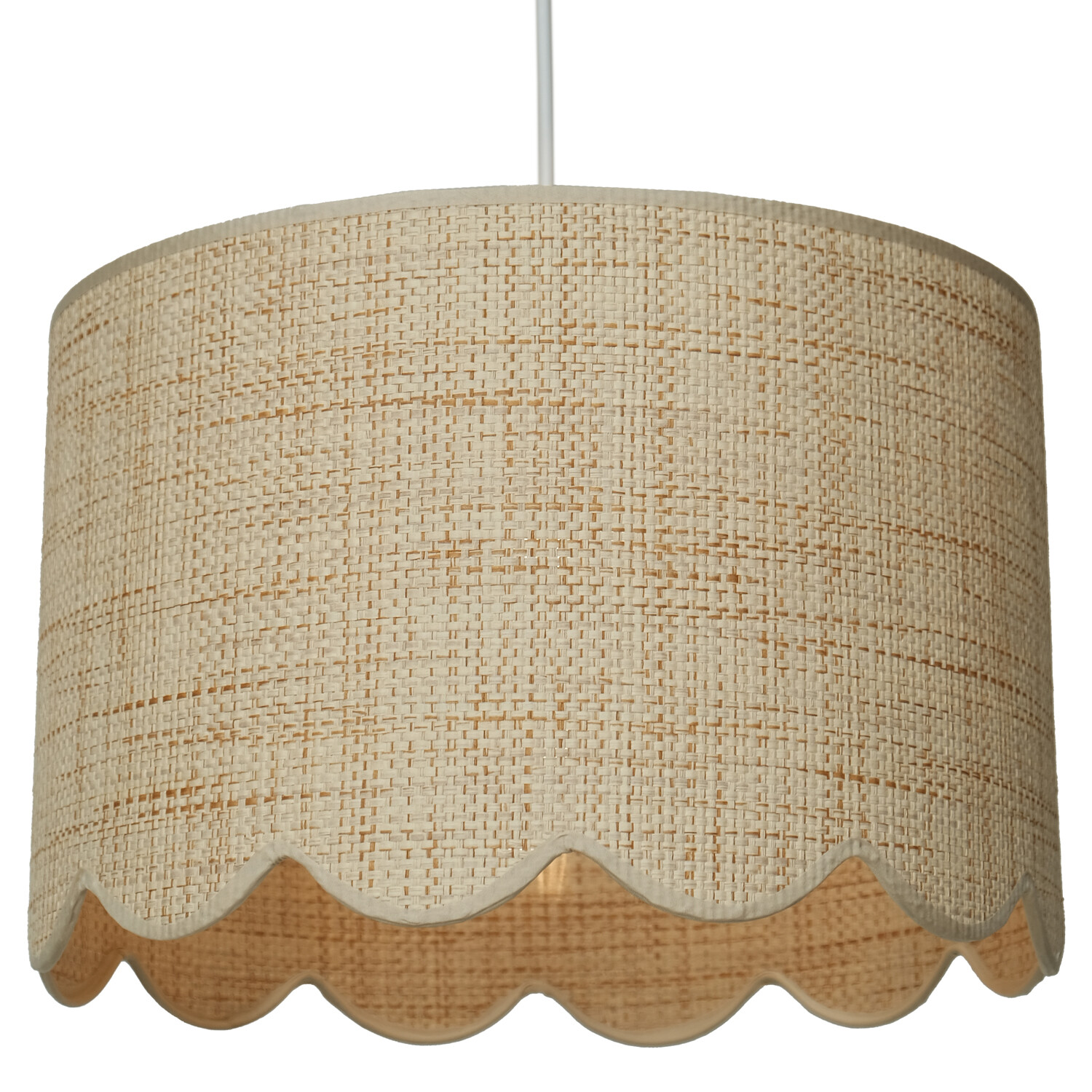 Lola Scalloped Edge Shade - Neutral Image 1