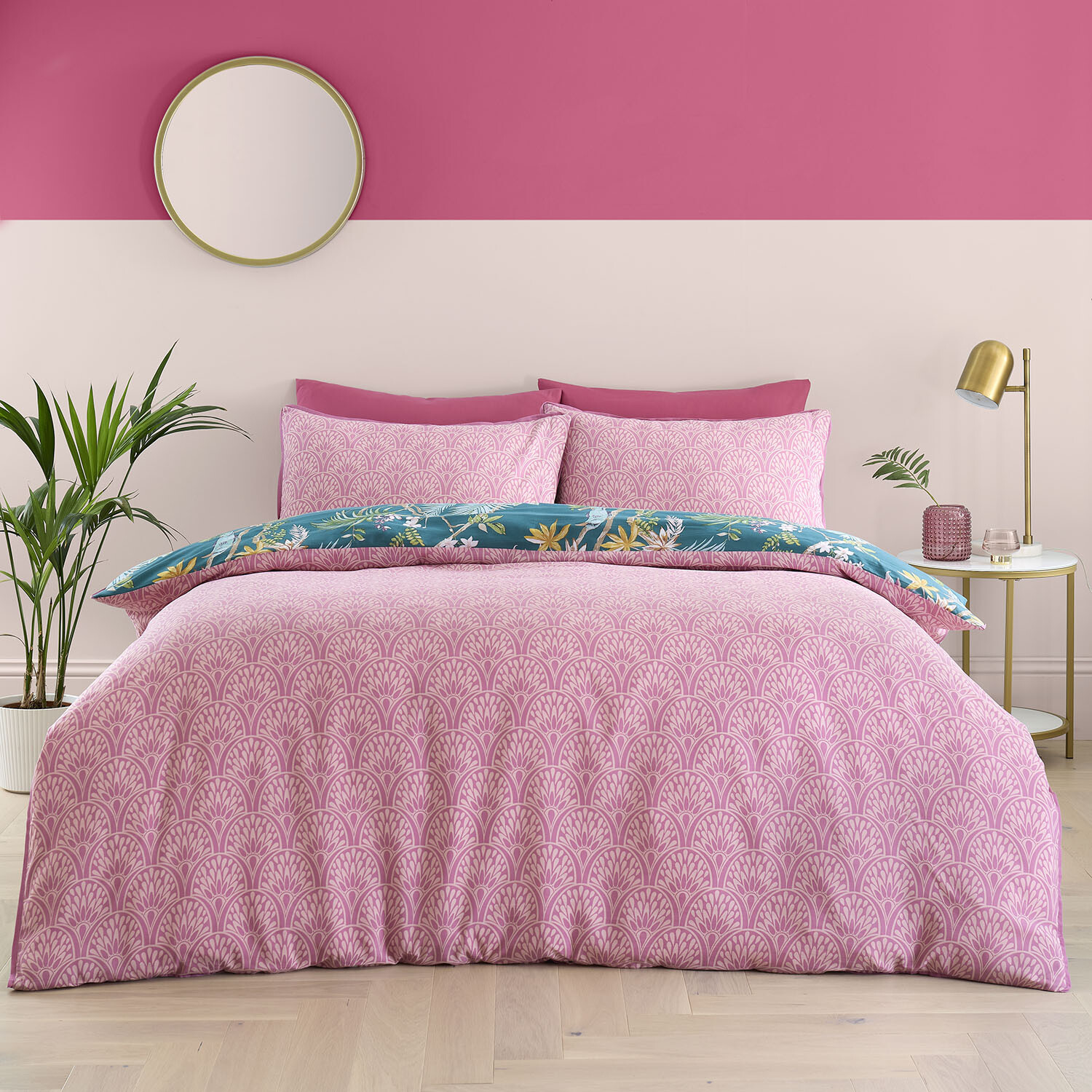 Botanical Birds Duvet Set - Multicolour / Superking Image 2