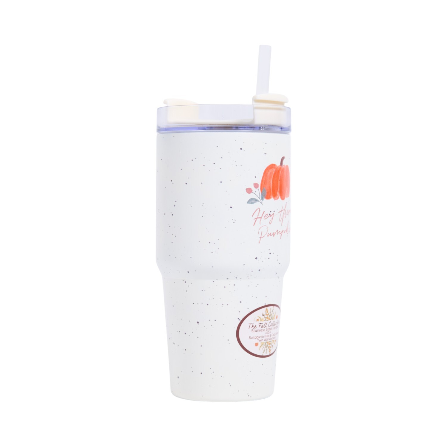 3D Print Autumn Double Wall Vacuum Tumbler White Image 2