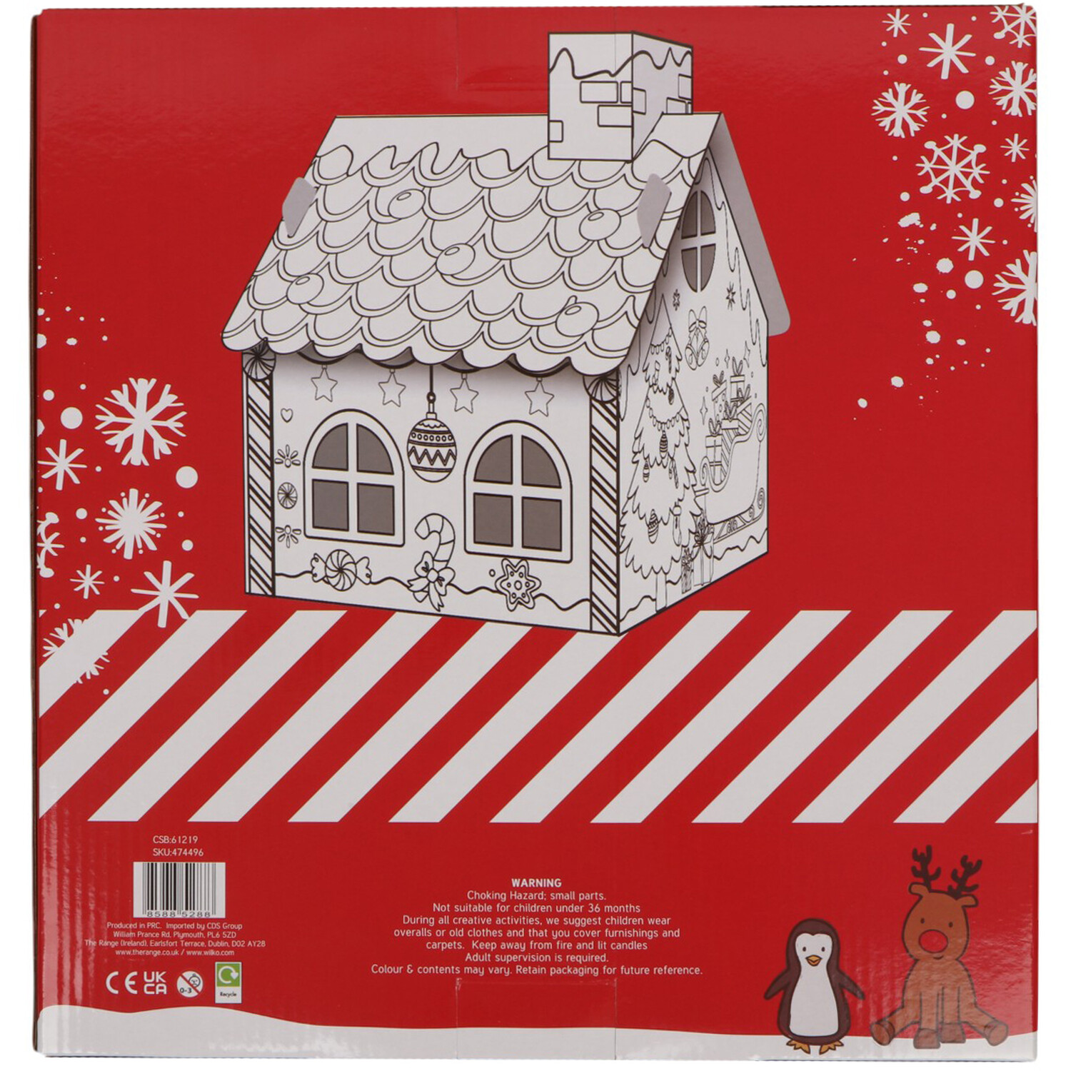 Build and Decorate Your Own Santa's Grotto Kit White Image 2