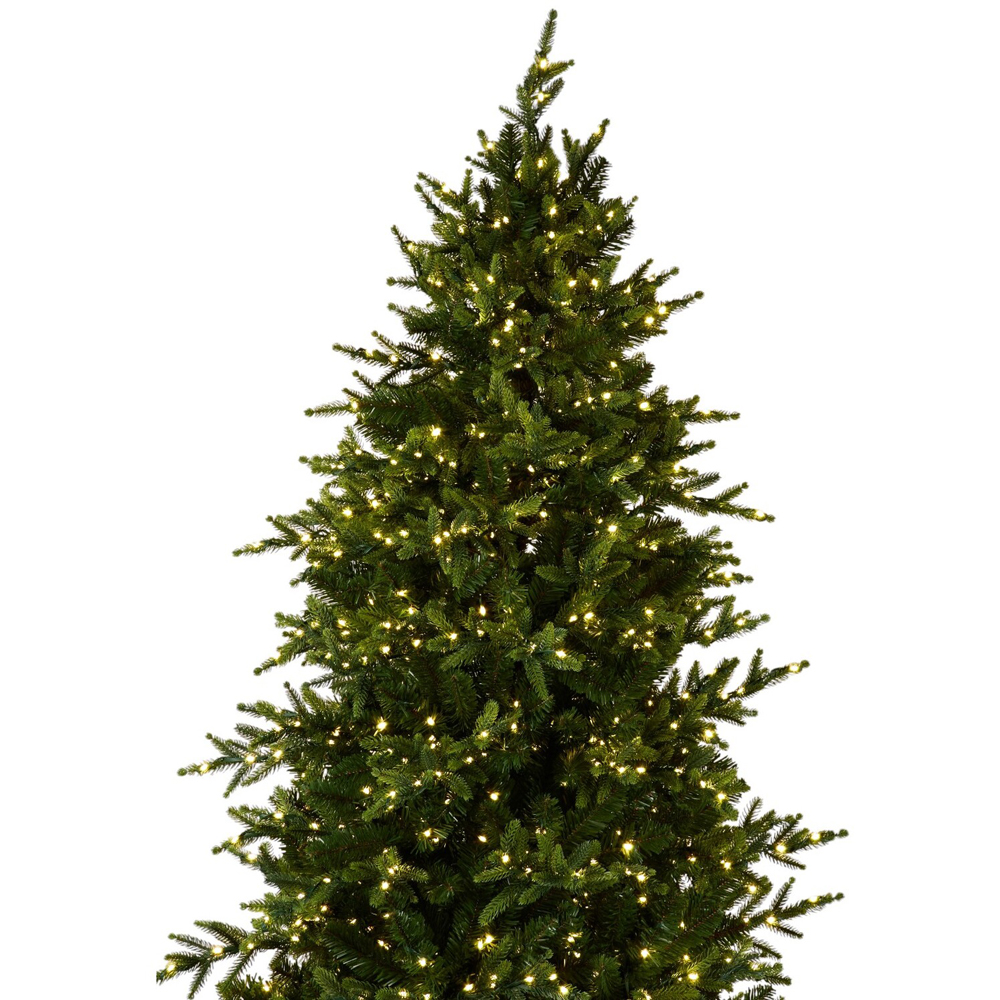7ft Pre-Lit Opulent Artificial Fir Tree Green Image 8