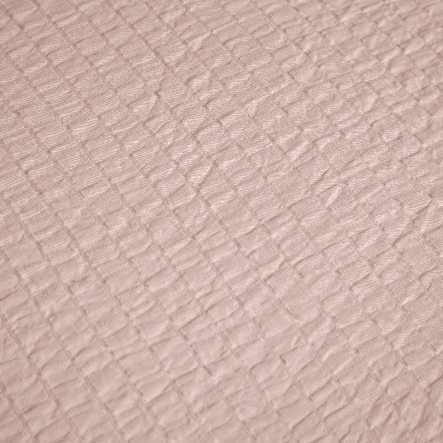 Seersucker Washable Duvet Set Blush Superking Image 3